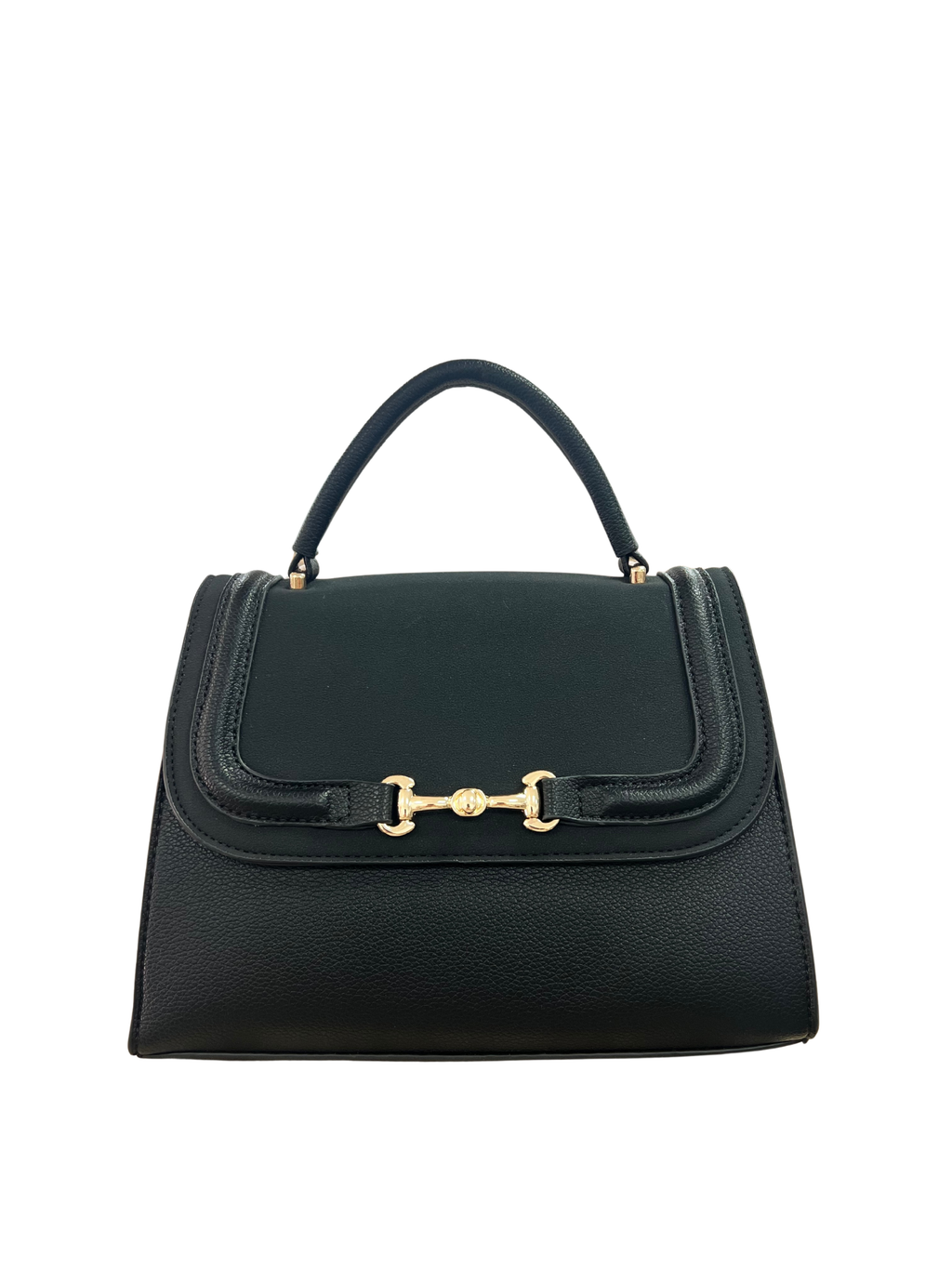 BOLSO DE MANO NEGRO MUJER