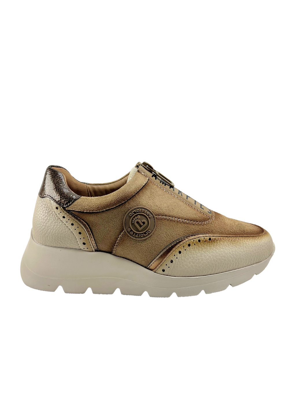 Casual Amarpies con cremallera