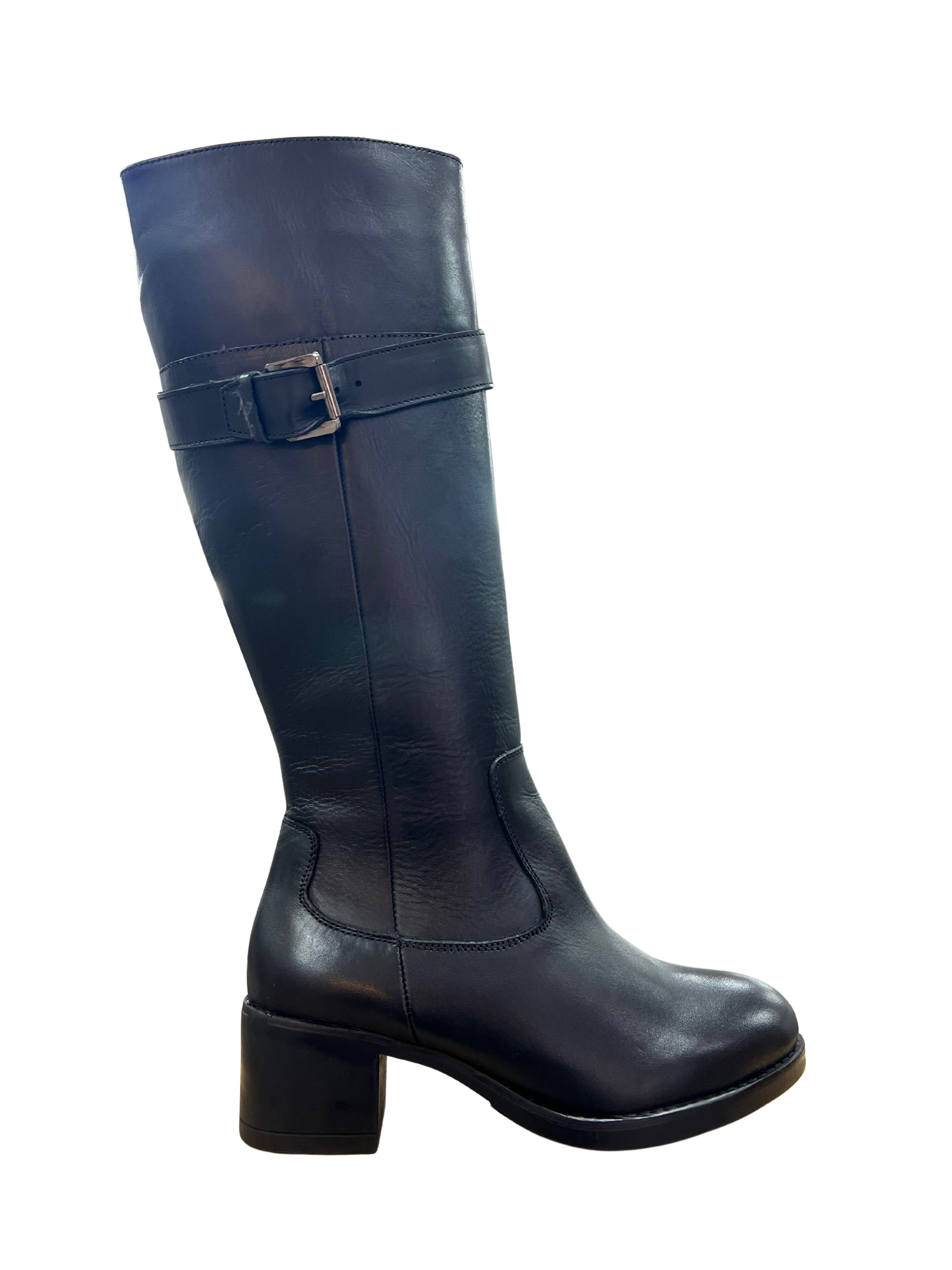 Bota alta de mujer de calidad 48h negra