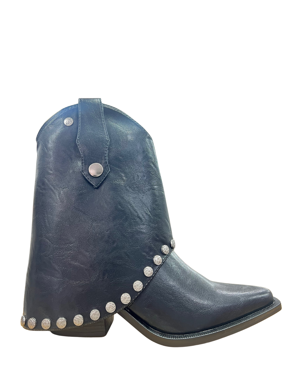 BOTÍN NEGRO CON FUNDA PARA MUJER