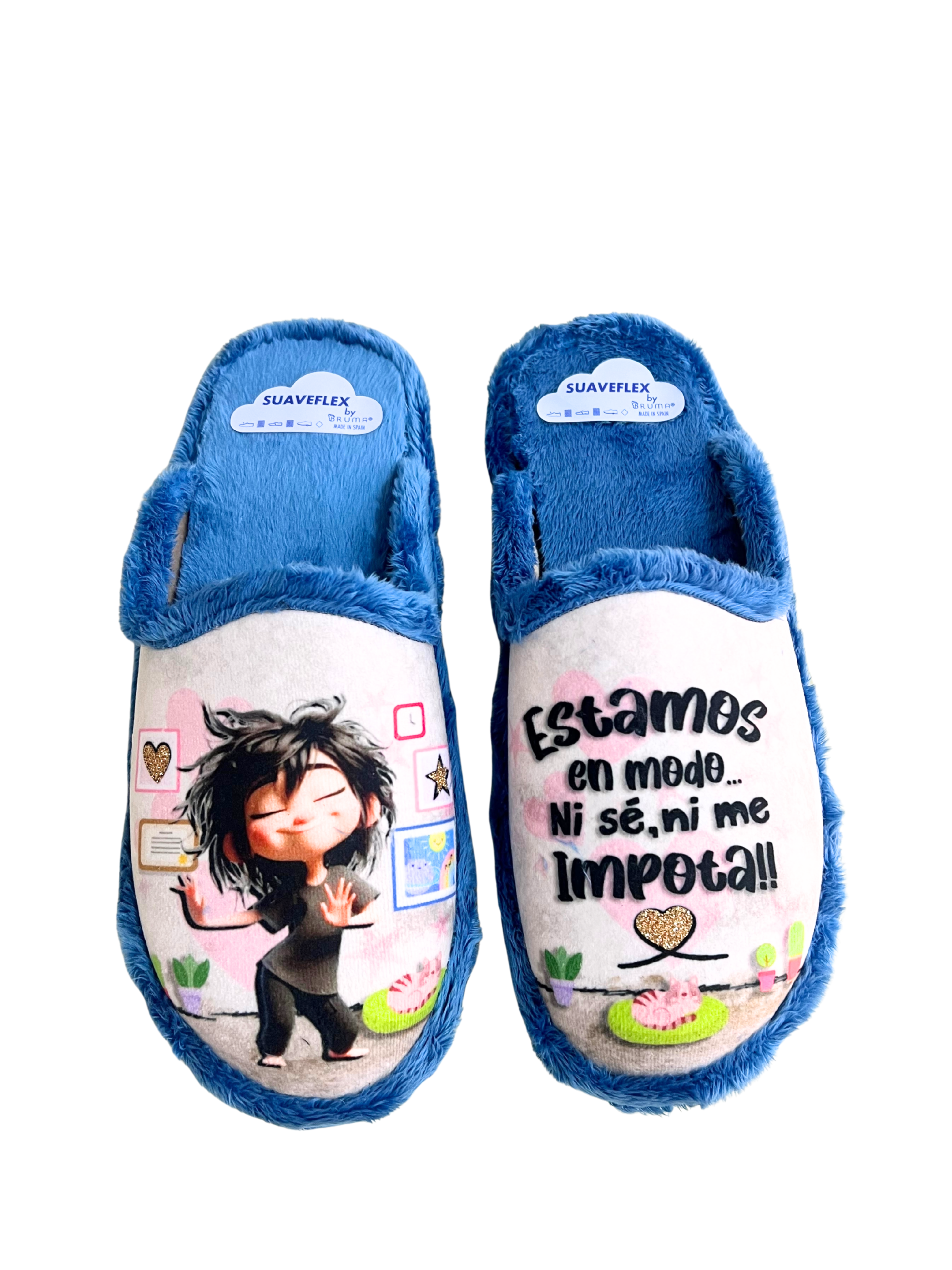 ZAPATILLA DE CASA MUJER MODO NO ME IMPORTA
