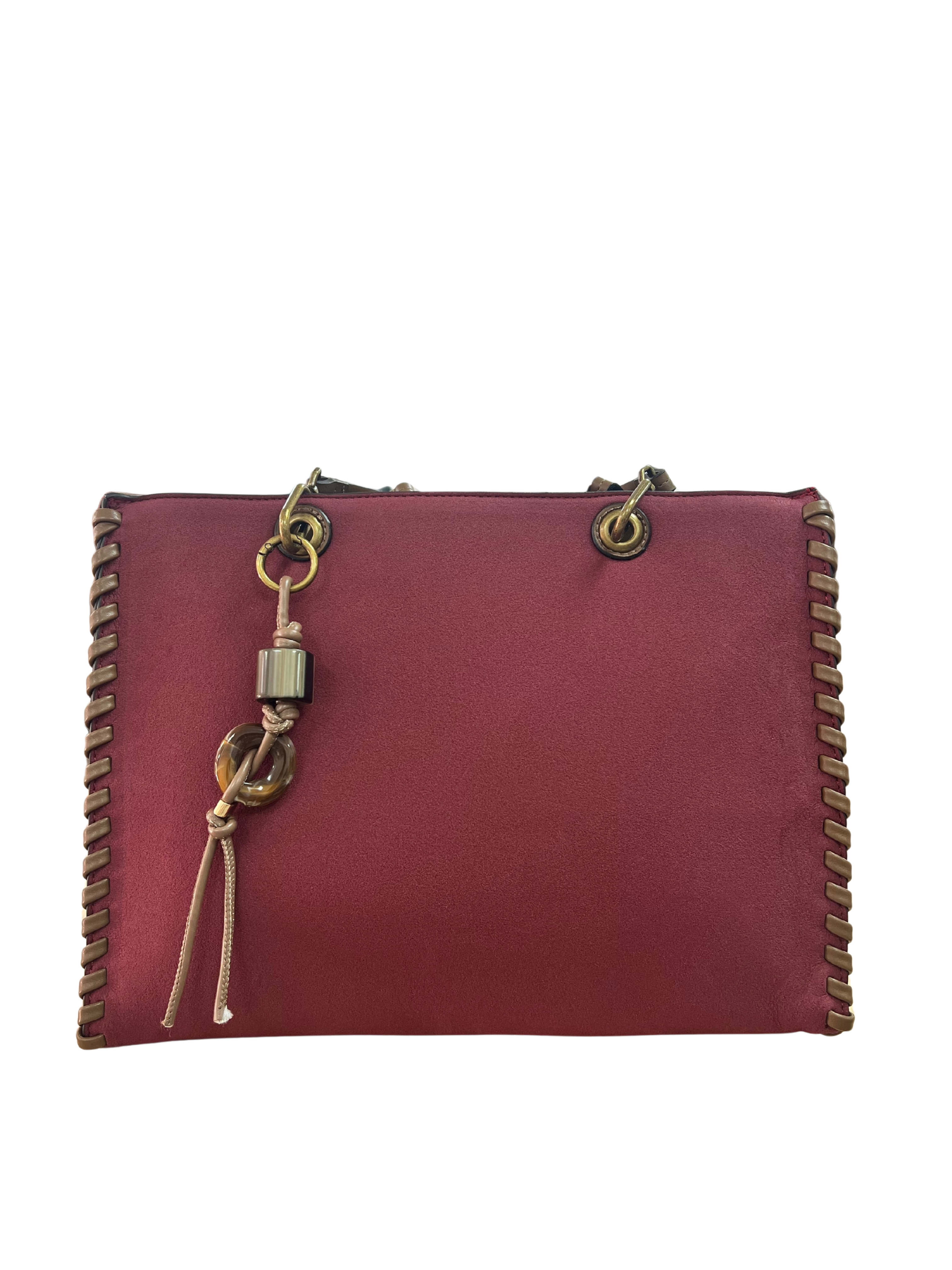 BOLSO DE MUJER BURDEOS