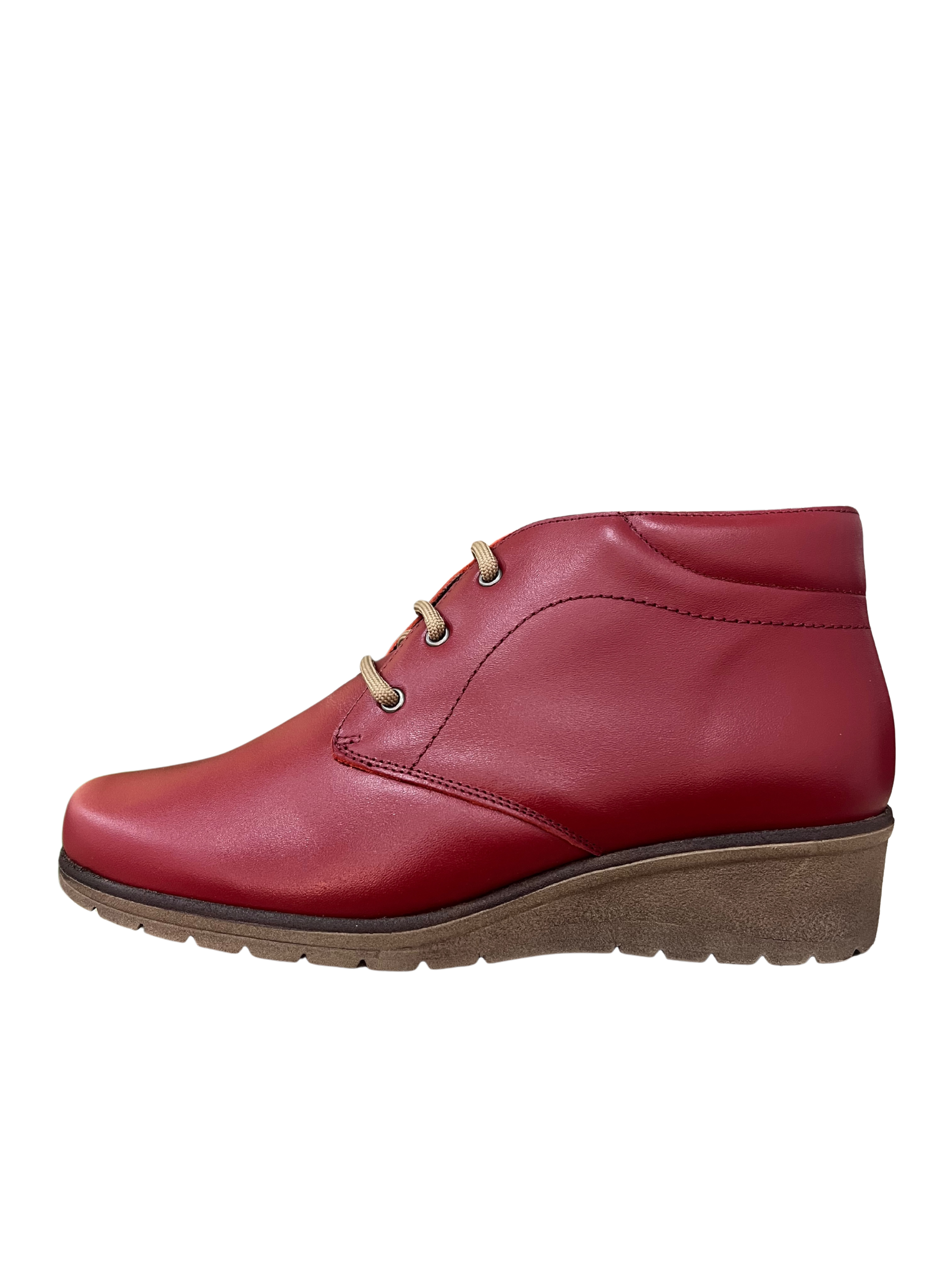 BOTIN GALIANA PIEL ROJO 20241