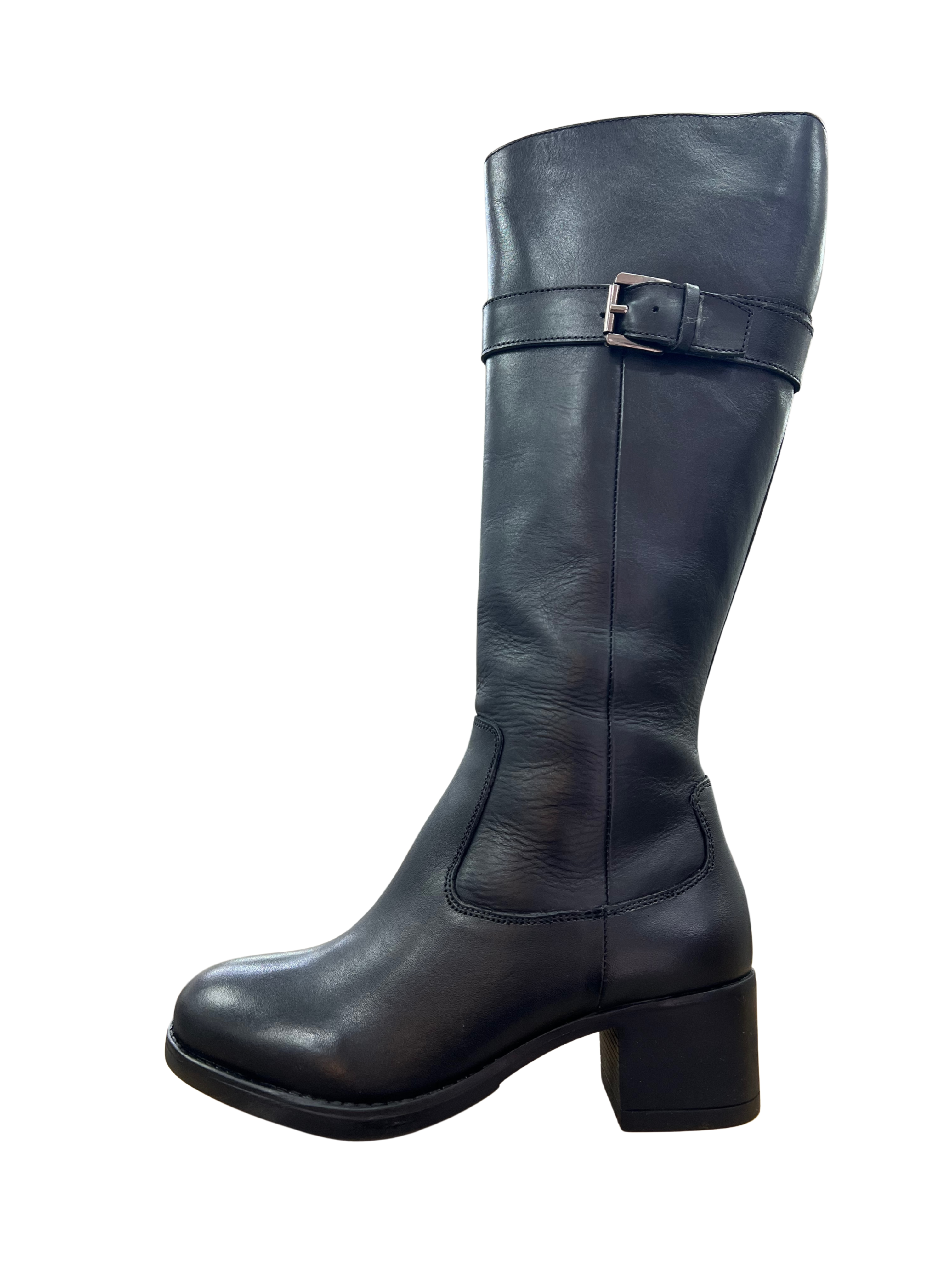 Bota alta de mujer de calidad 48h negra