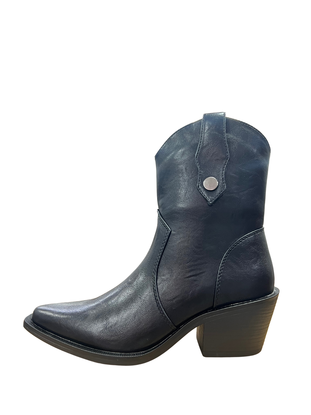 BOTÍN NEGRO CON FUNDA PARA MUJER