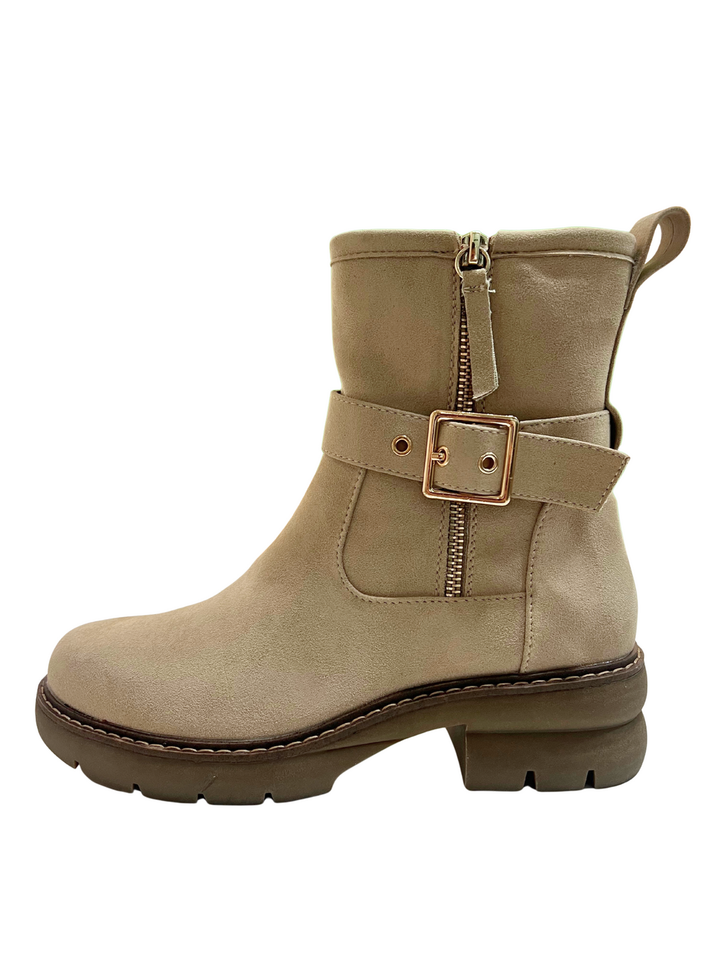BOTIN D´ANGELA BEIGE CON HEBILLA DWS29111