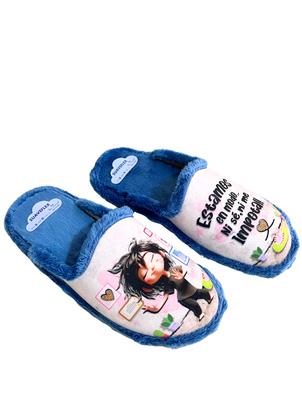 ZAPATILLA DE CASA MUJER MODO NO ME IMPORTA