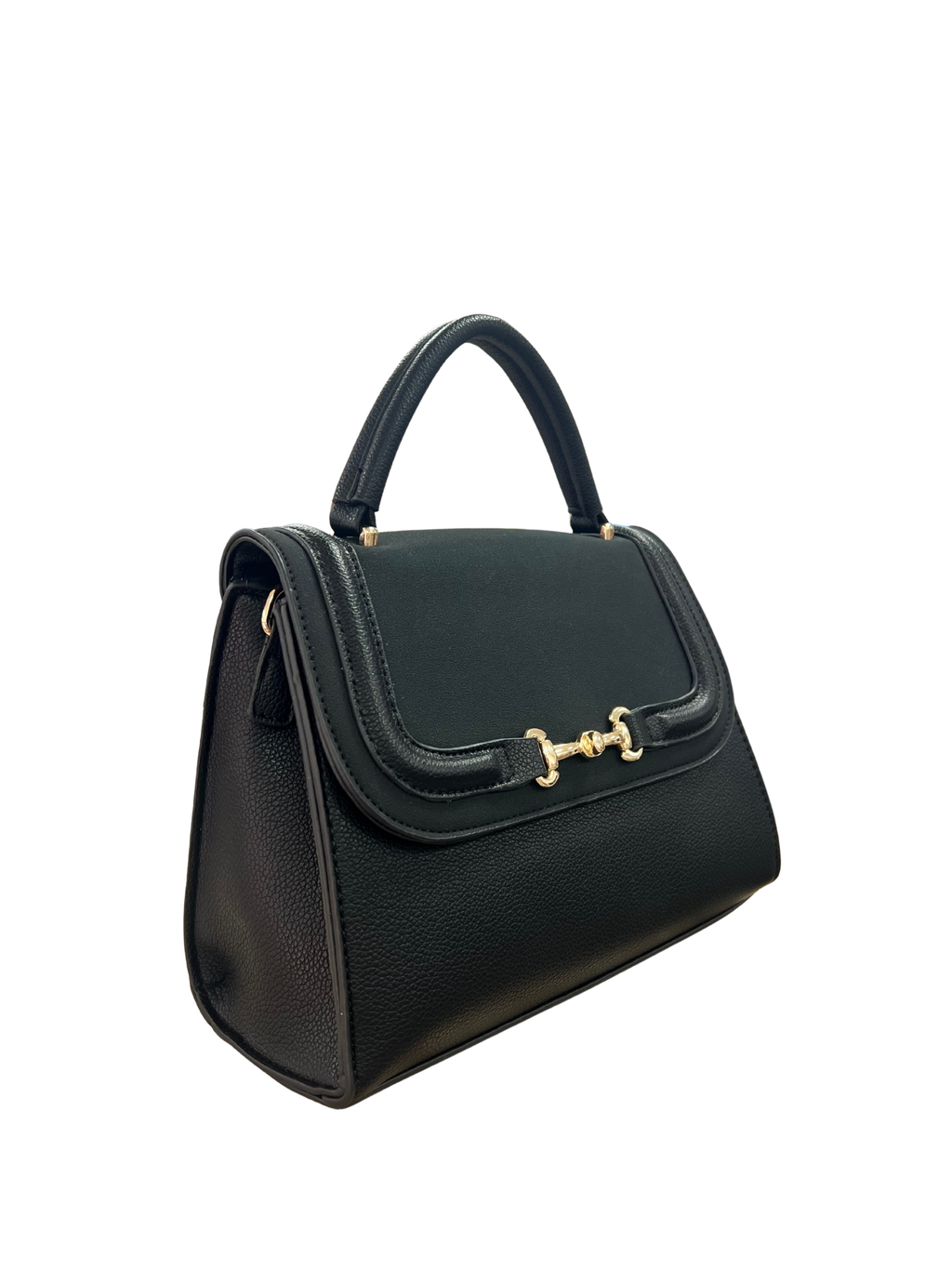 BOLSO DE MANO NEGRO MUJER