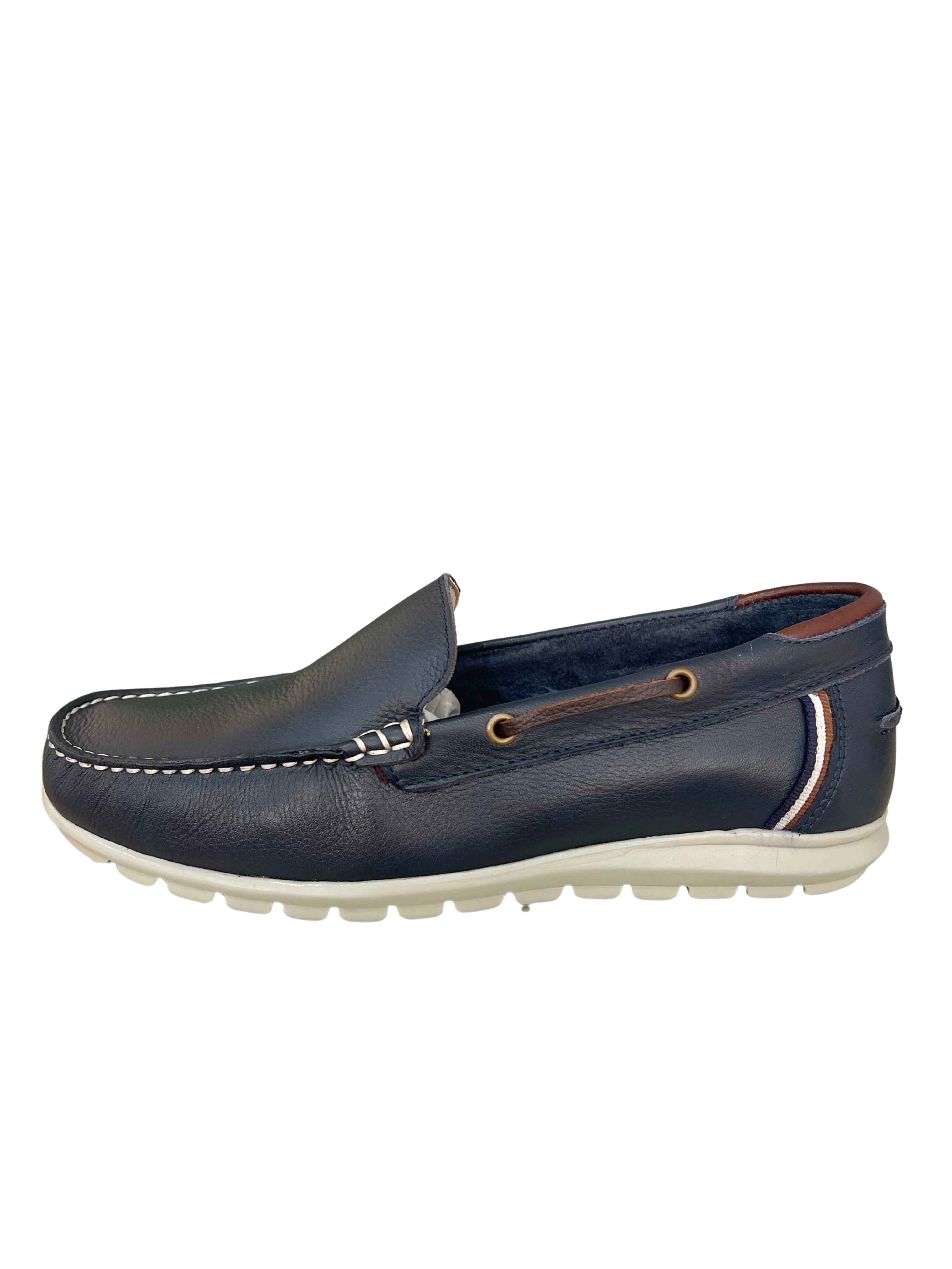 NÁUTICO HOMBRE SIN CORDONES TODO PIEL