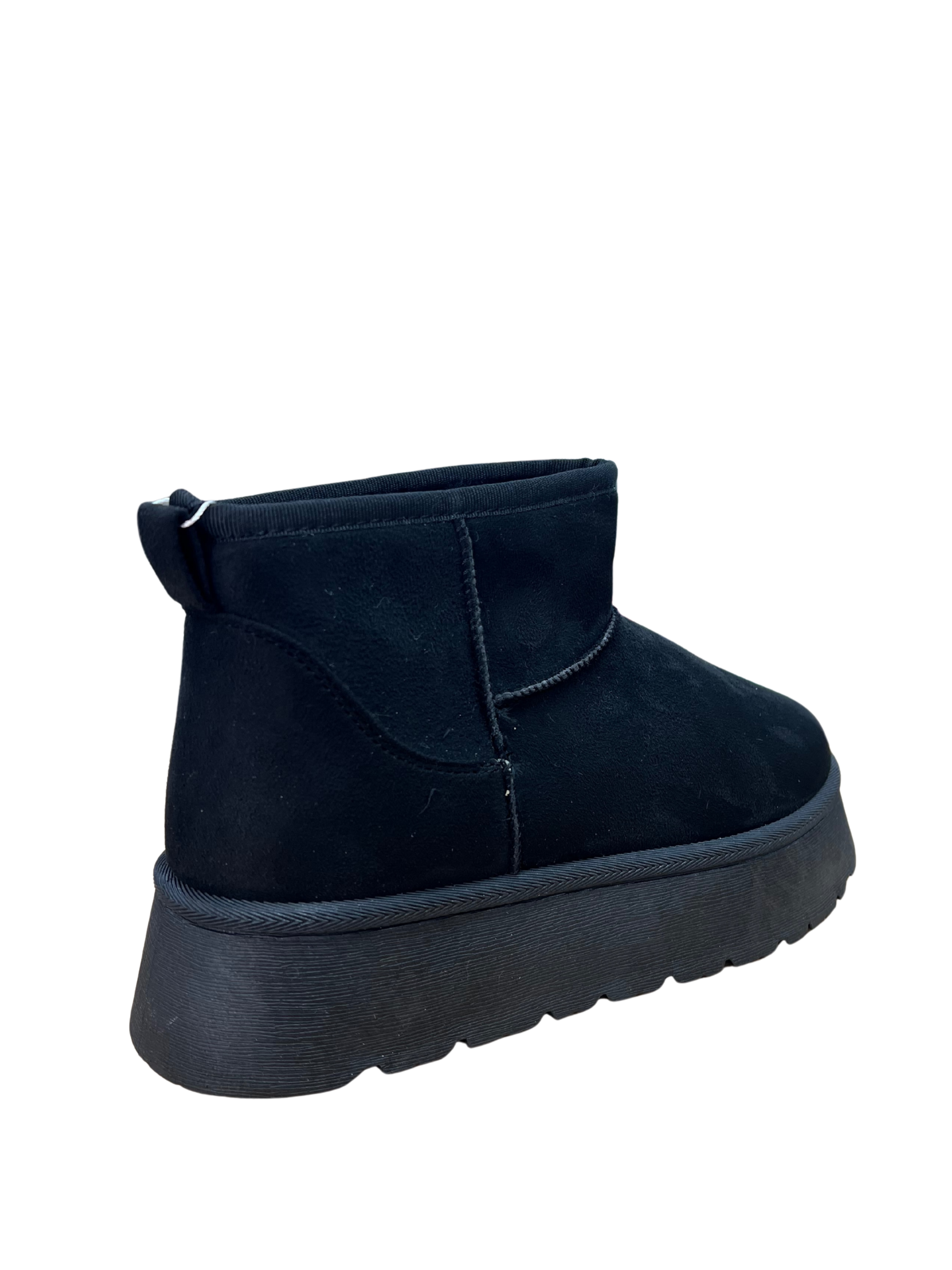 Botas Negras Mujer Tipo Clásicas con Plataforma