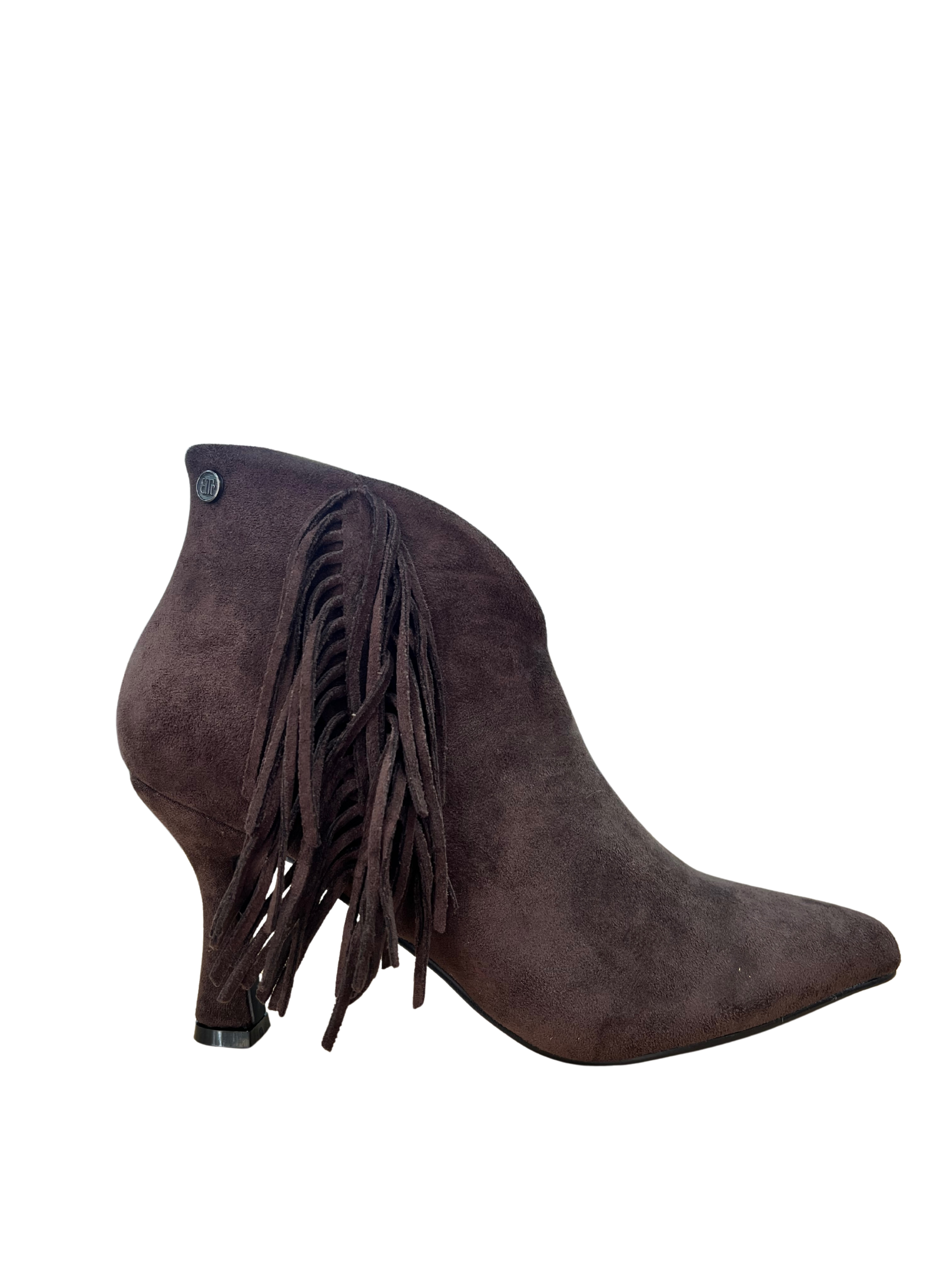 Botín Mujer Buonarotti de Tacón en Ante con Flecos