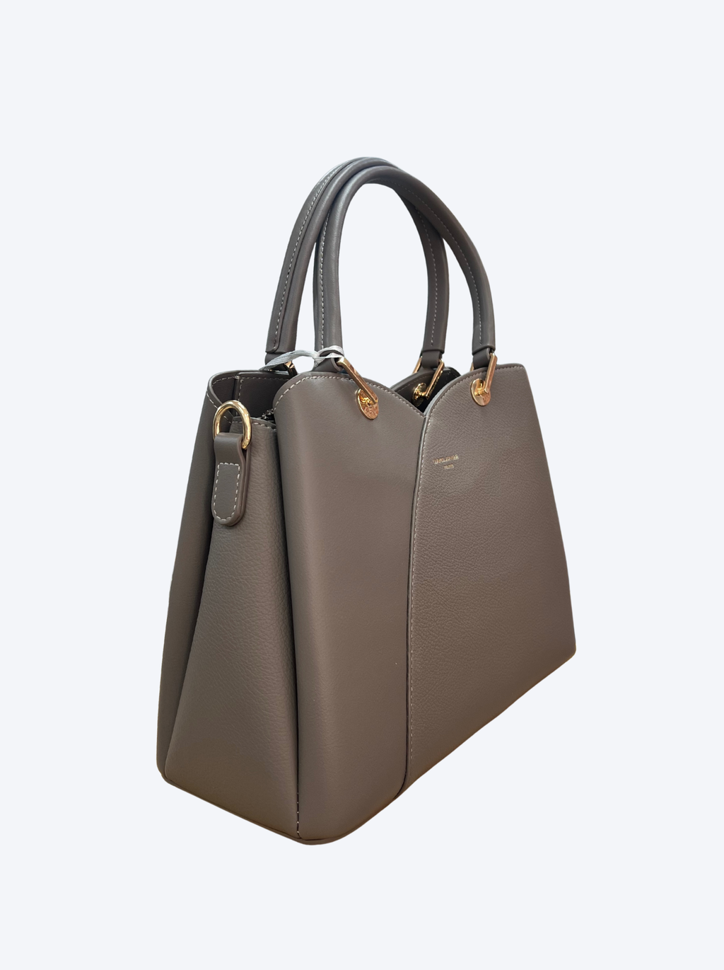 Bolso de Mano Mujer Gris Elegante