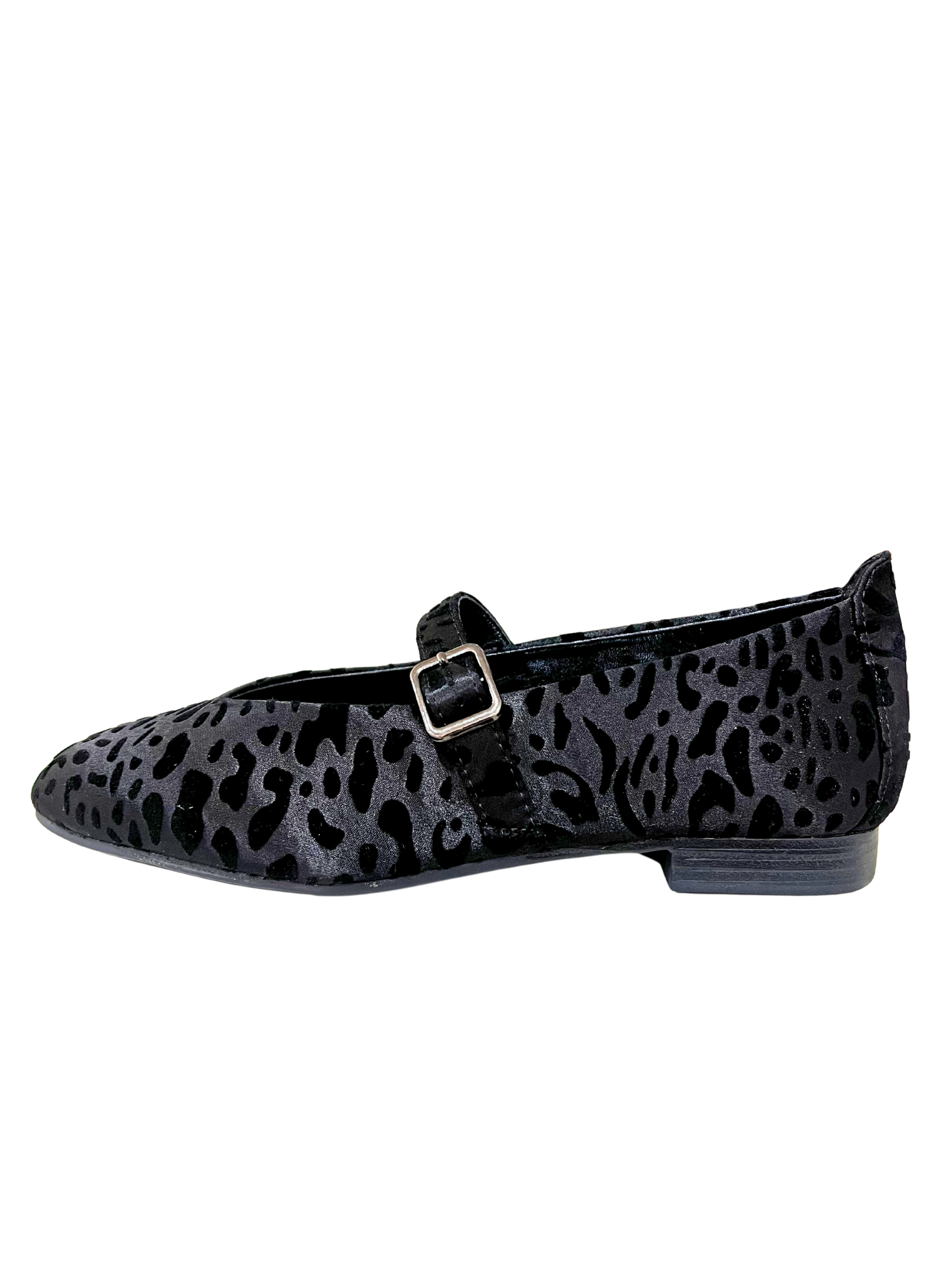 ZAPATO NEGRO LEOPARDO D´ANGELA 29001