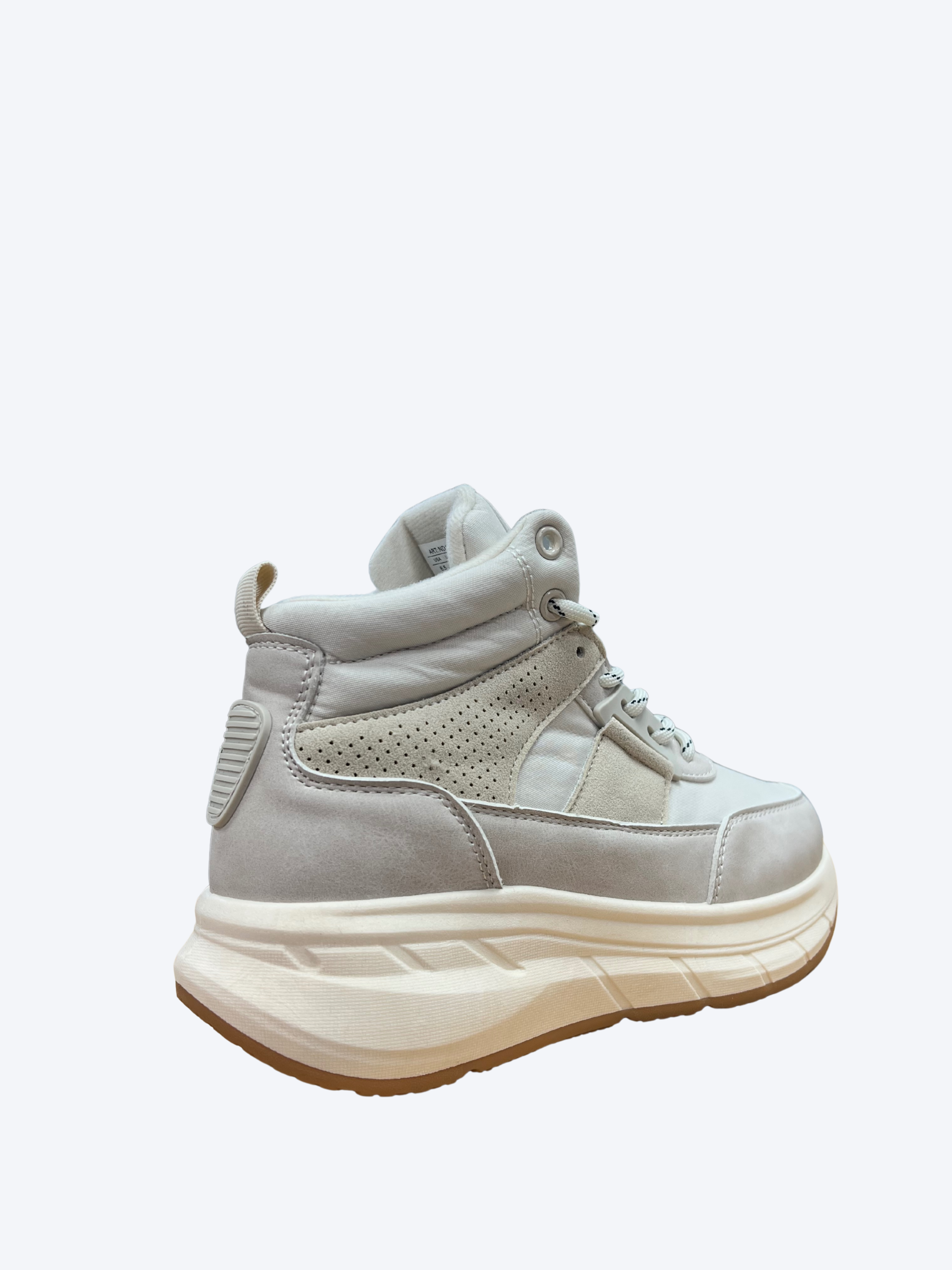 Zapatillas Plataforma Mujer Blancas