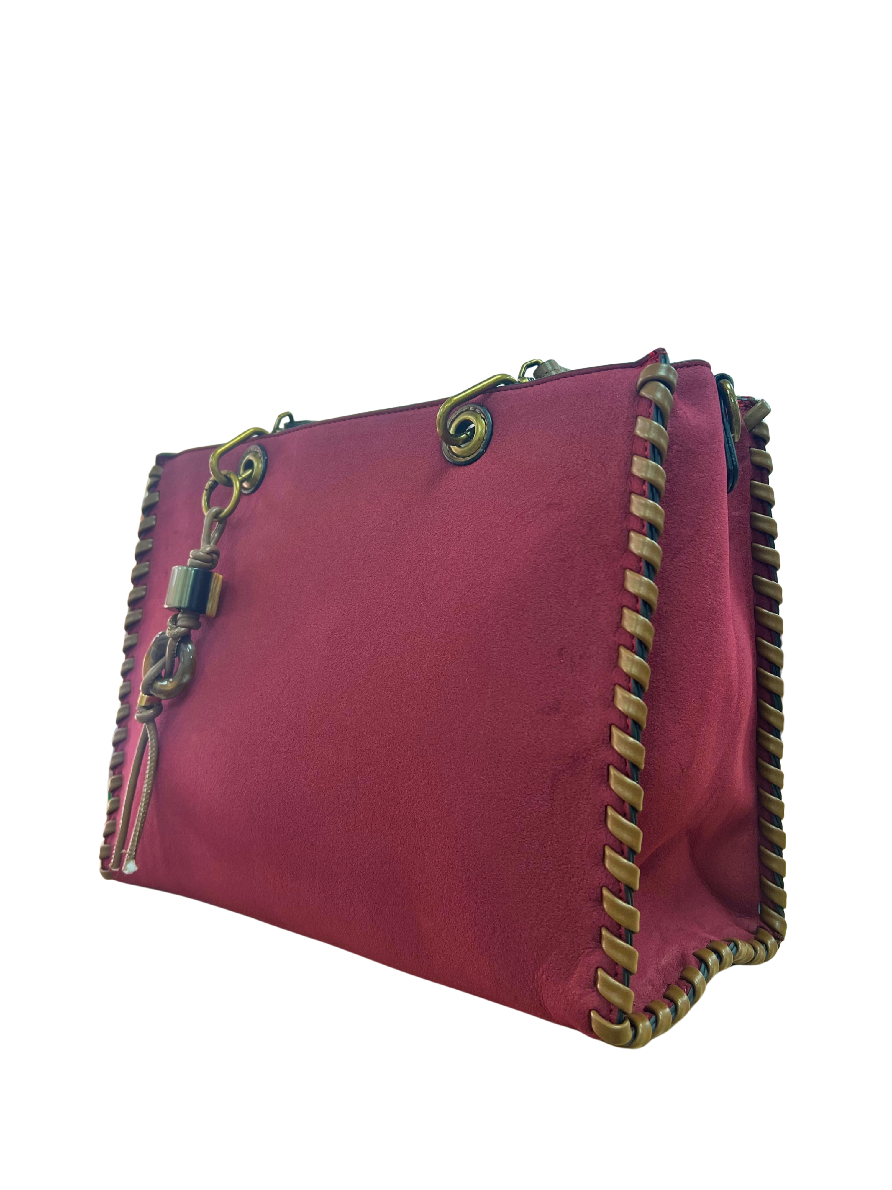 BOLSO DE MUJER BURDEOS