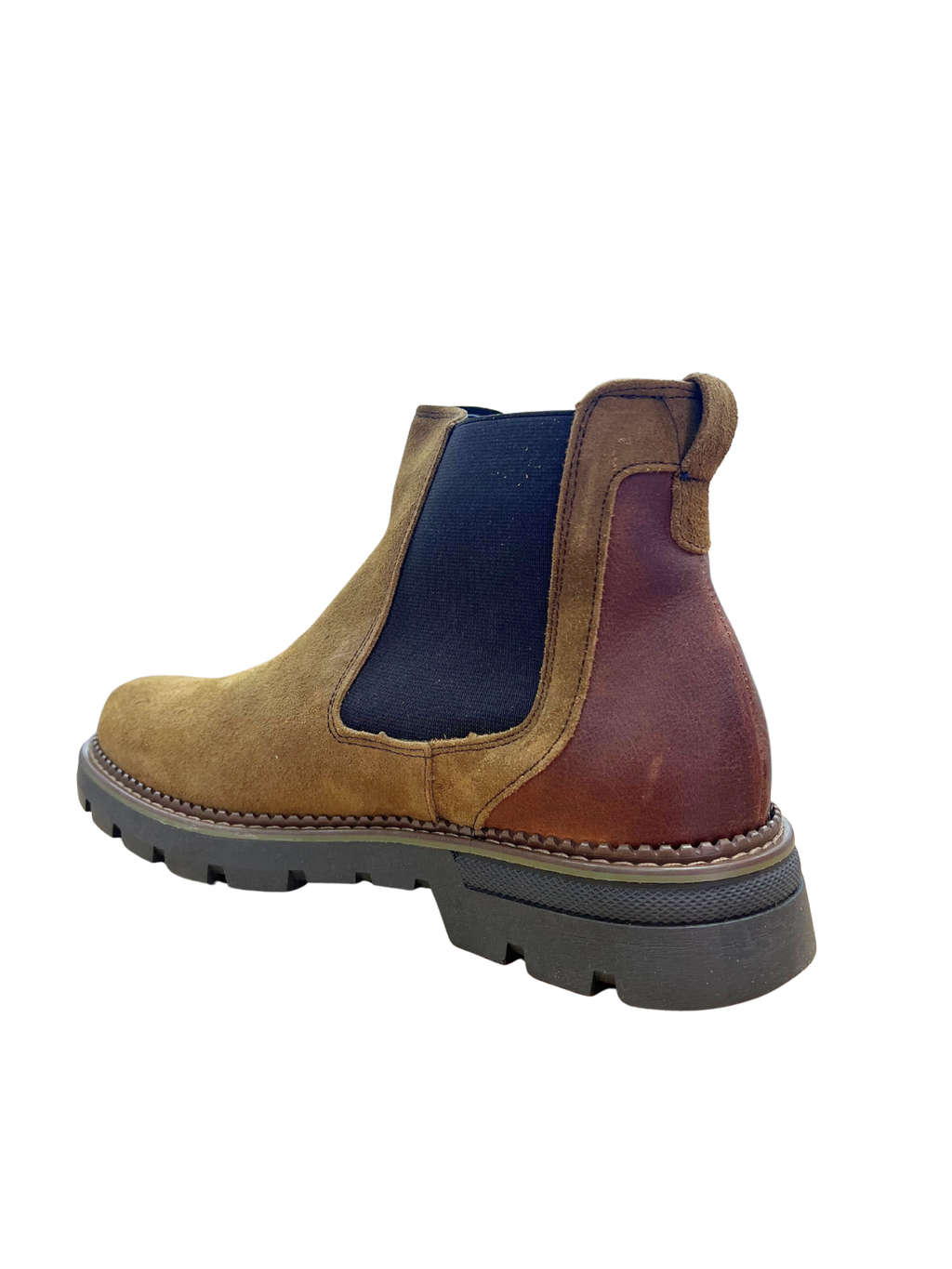 Botines Chelsea Riverty de Piel Serraje para Hombre