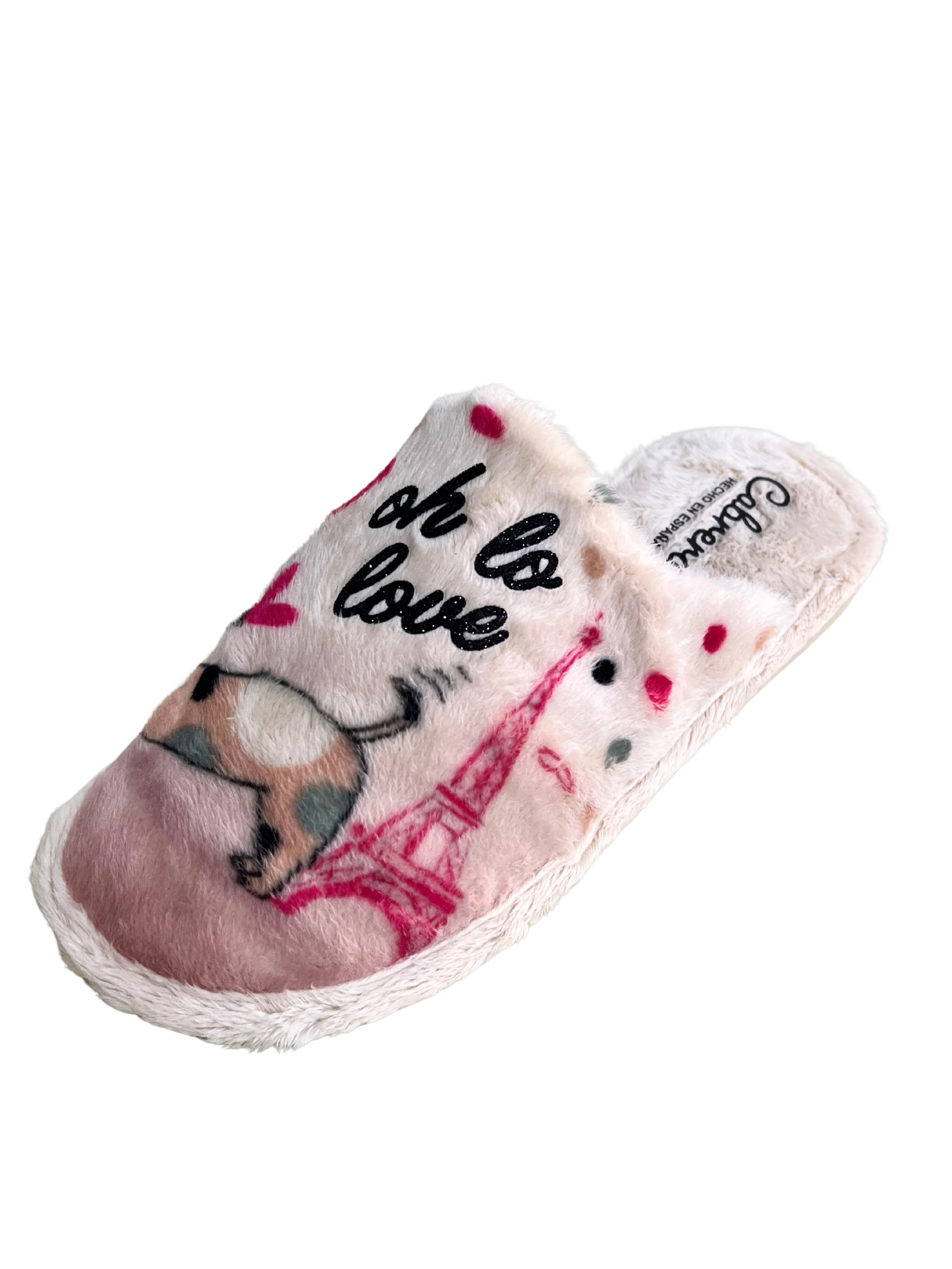 ZAPATILLA DE CASA CABRERA 2483 MARFIL