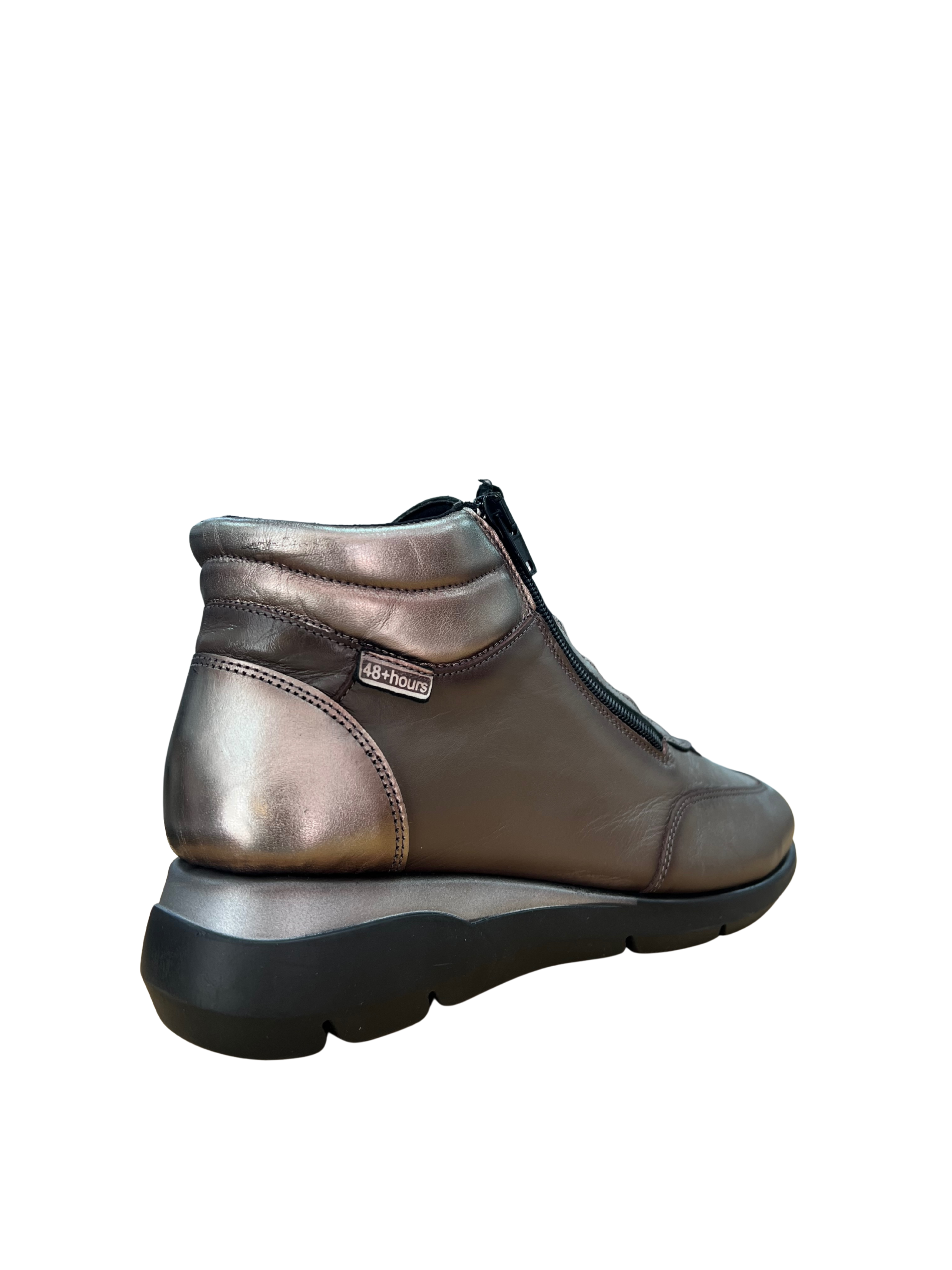 Botín Bajo Mujer 48H de Piel – Fabricación Nacional