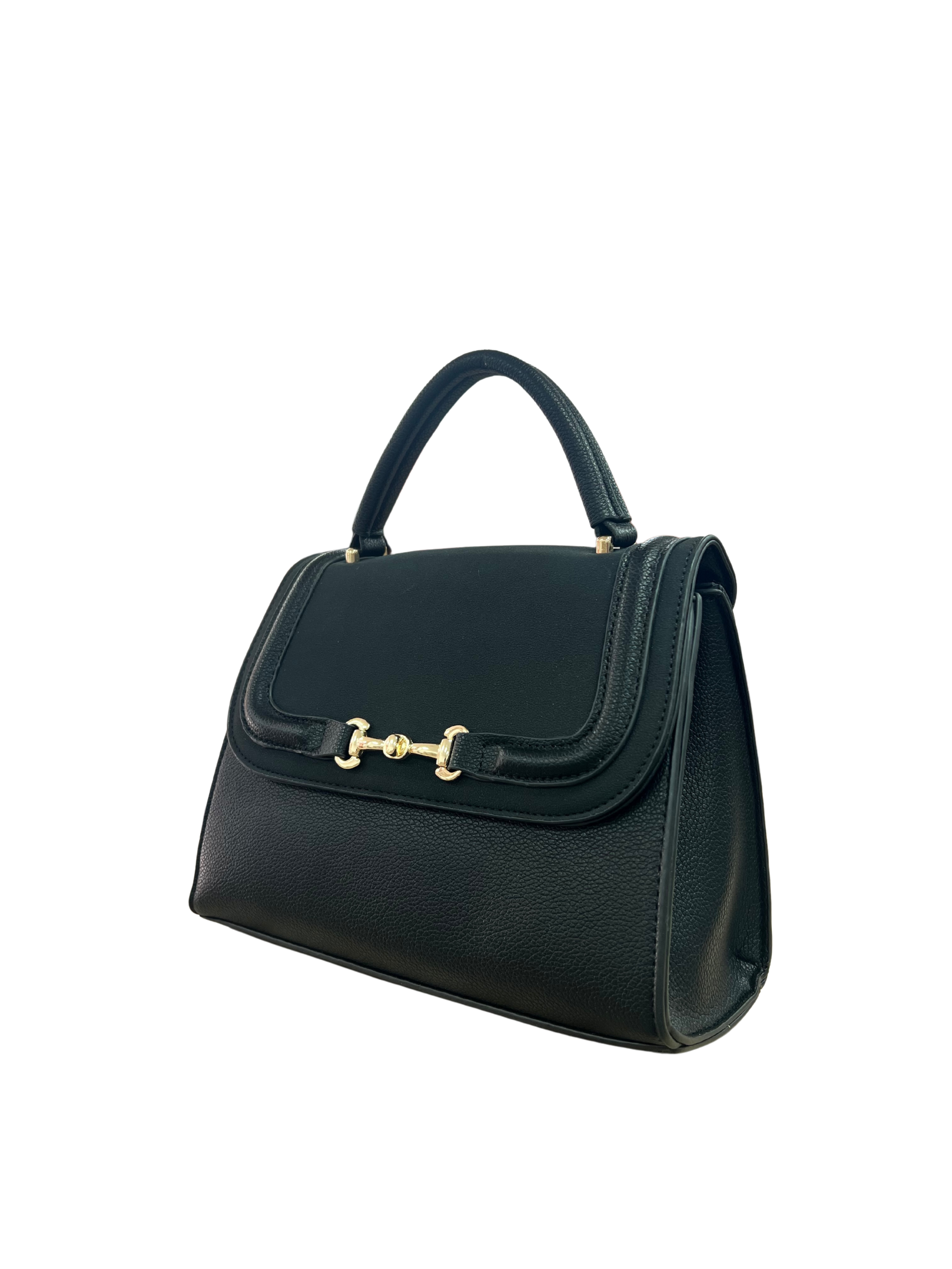 BOLSO DE MANO NEGRO MUJER