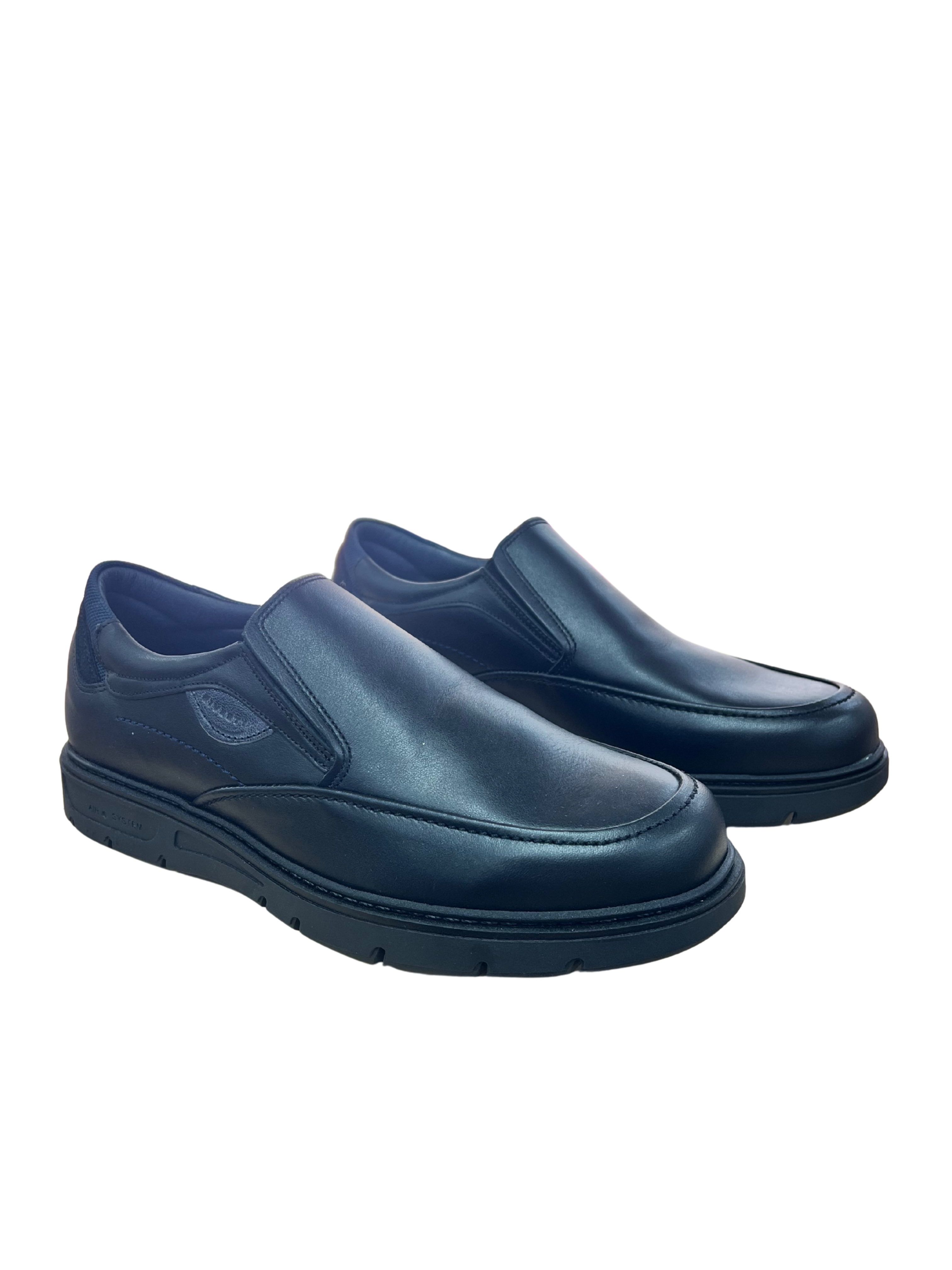 ZAPATO NEGRO DE HOMBRE EN PIEL 616