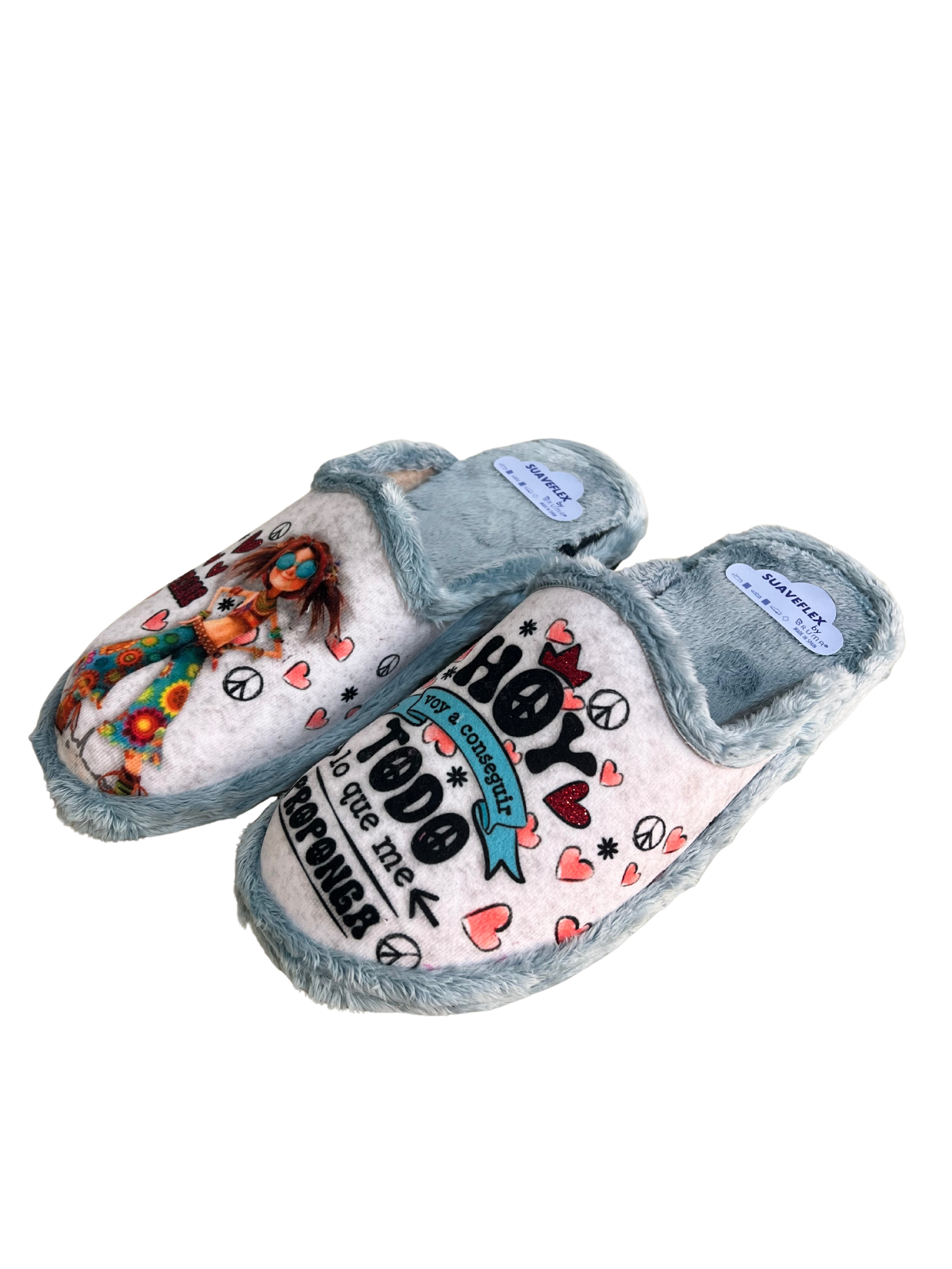 ZAPATILLA DE CASA MUJER HIPPIE