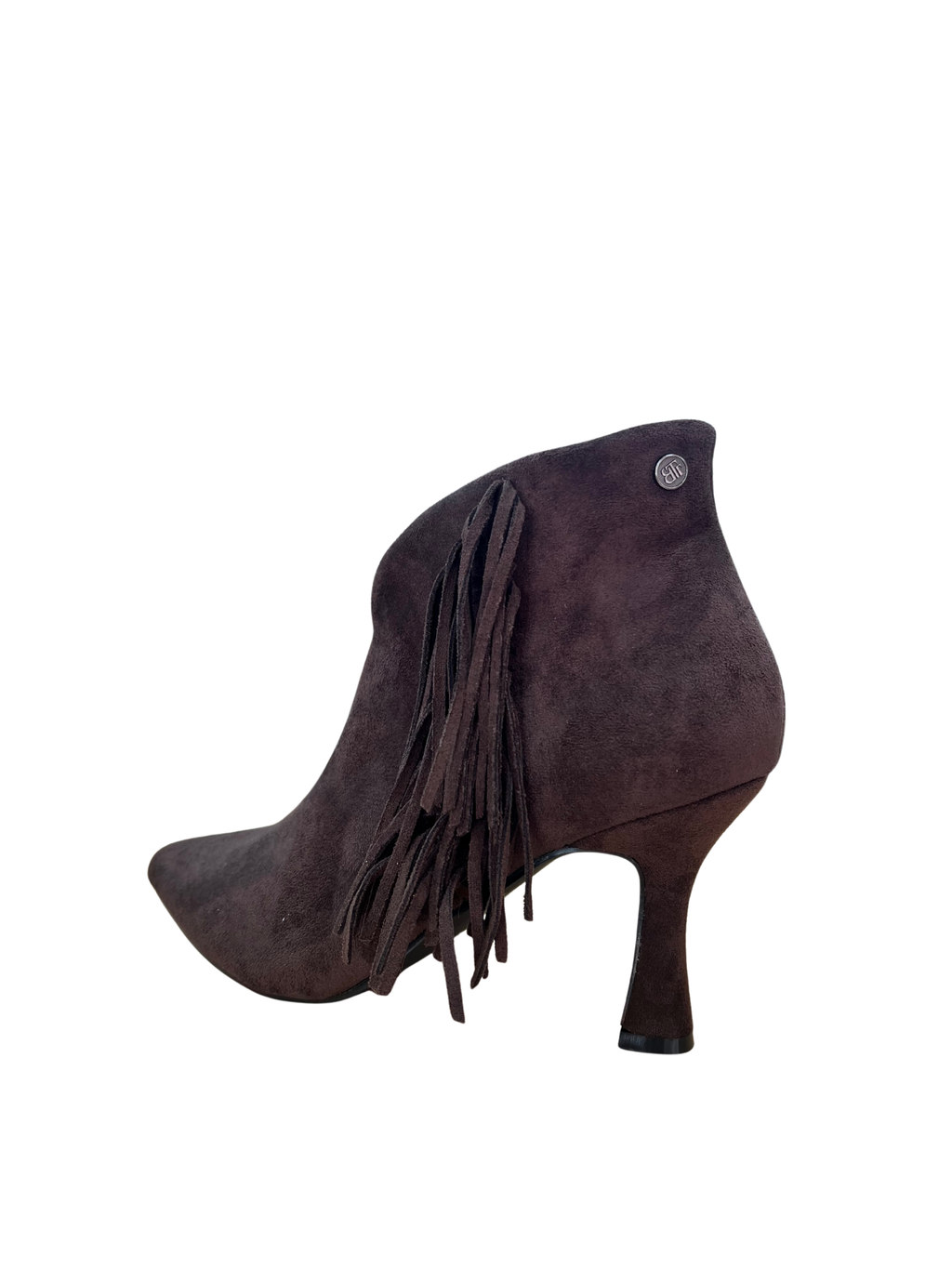 Botín Mujer Buonarotti de Tacón en Ante con Flecos