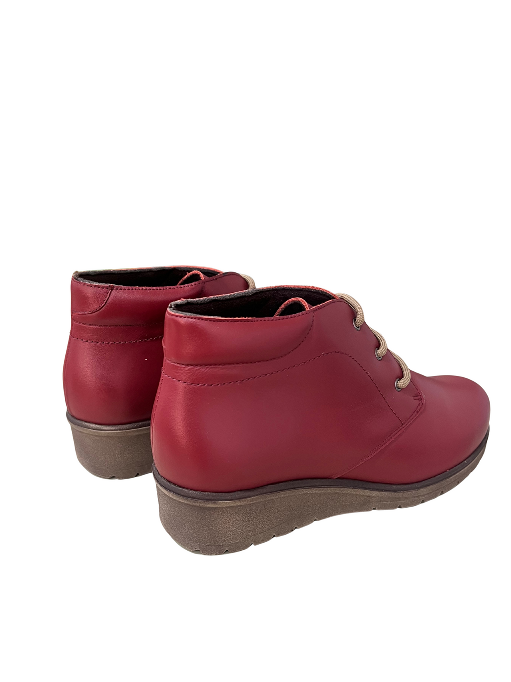 BOTIN GALIANA PIEL ROJO 20241