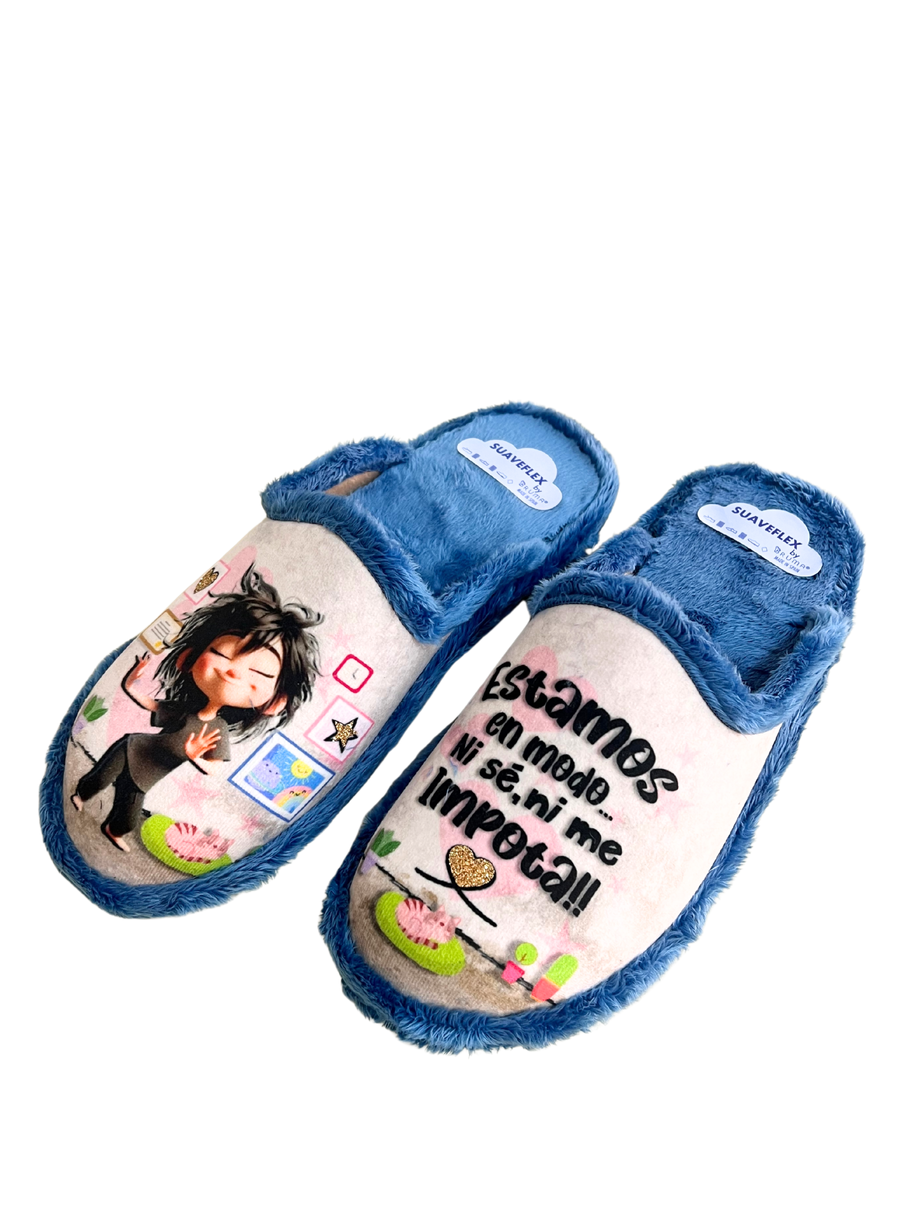 ZAPATILLA DE CASA MUJER MODO NO ME IMPORTA
