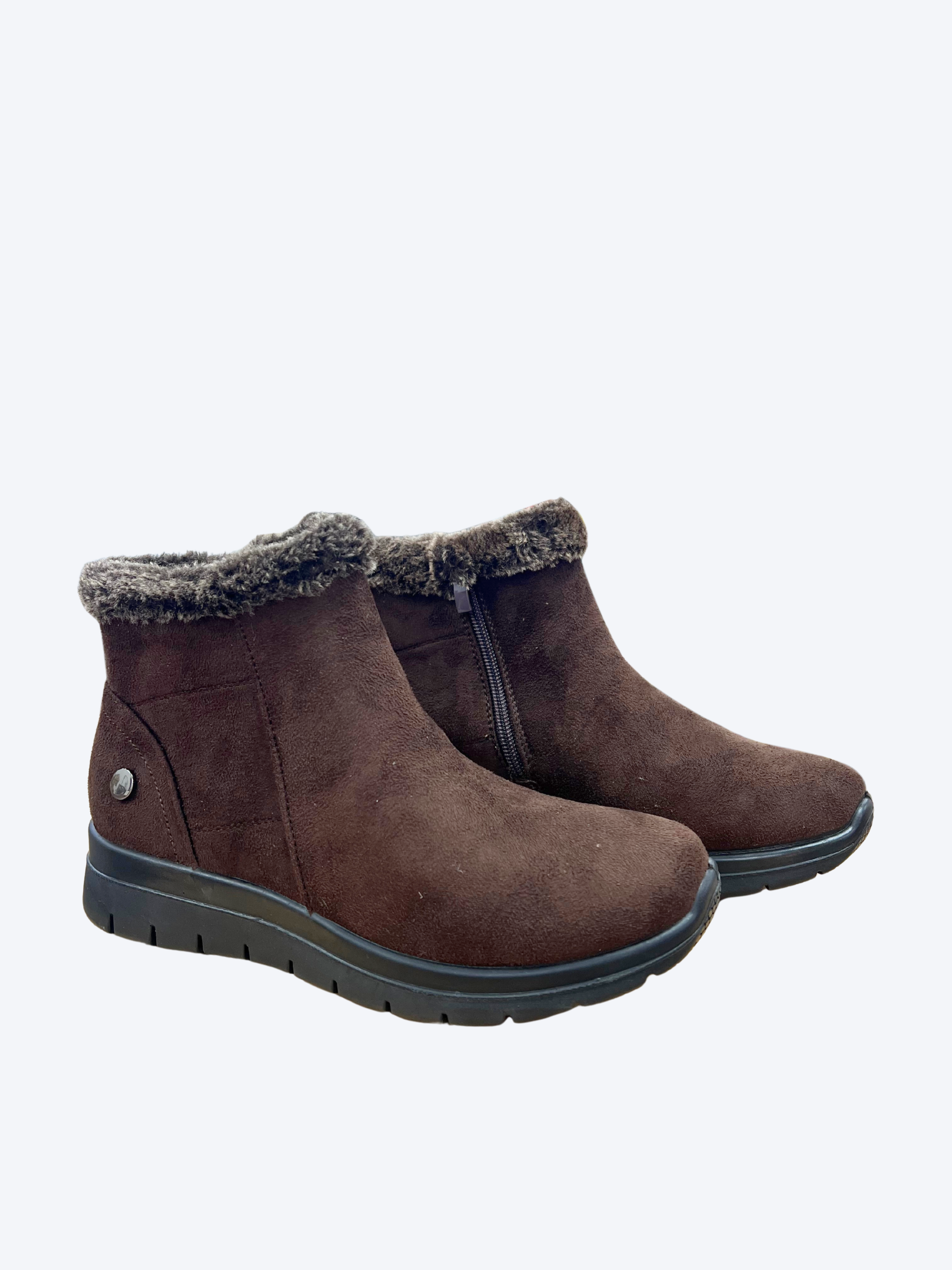 Botines marrones con forro de pelo