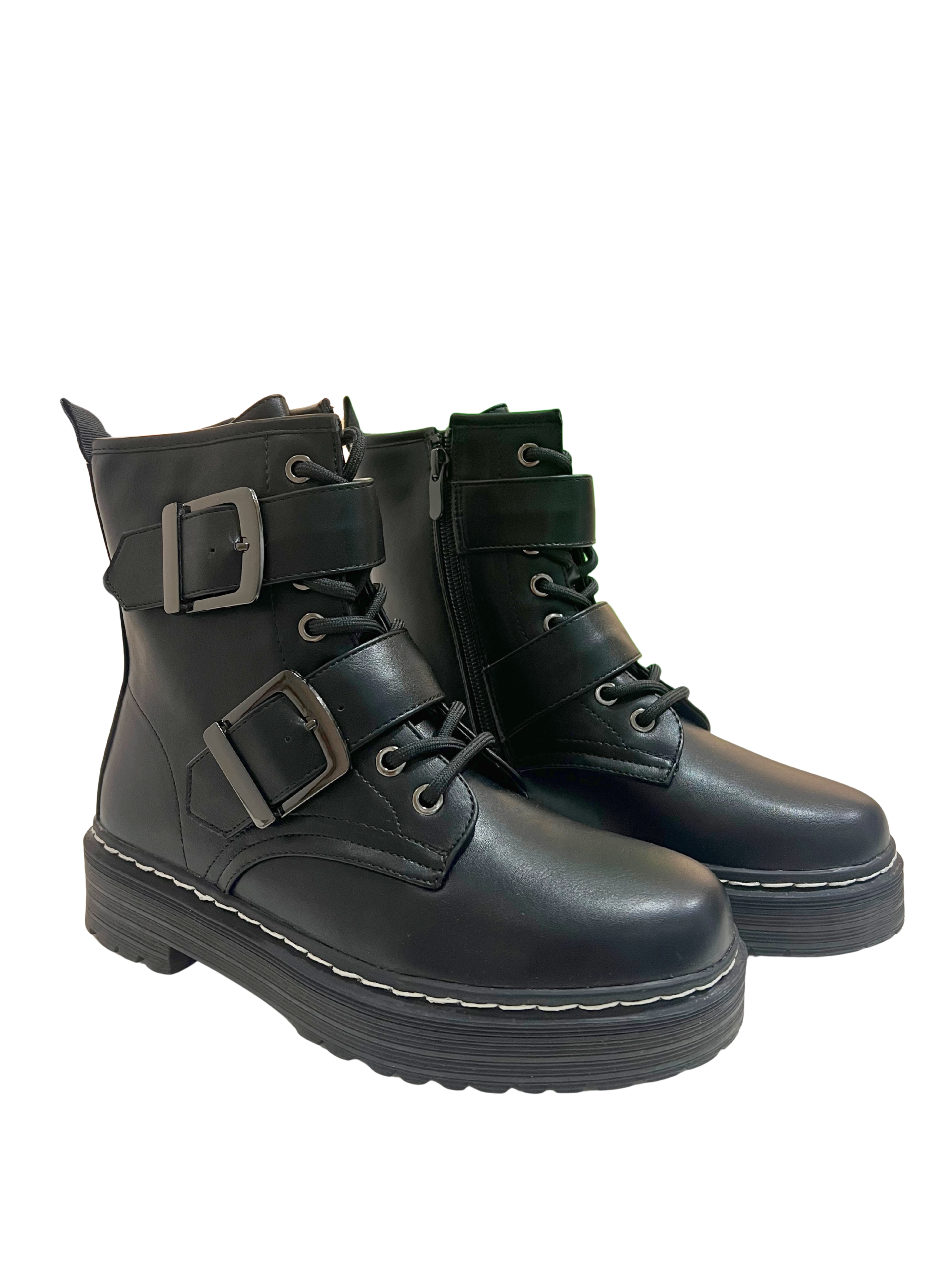 D´ANGELA BOTIN NEGRO DOS HEBILLAS DZS27717