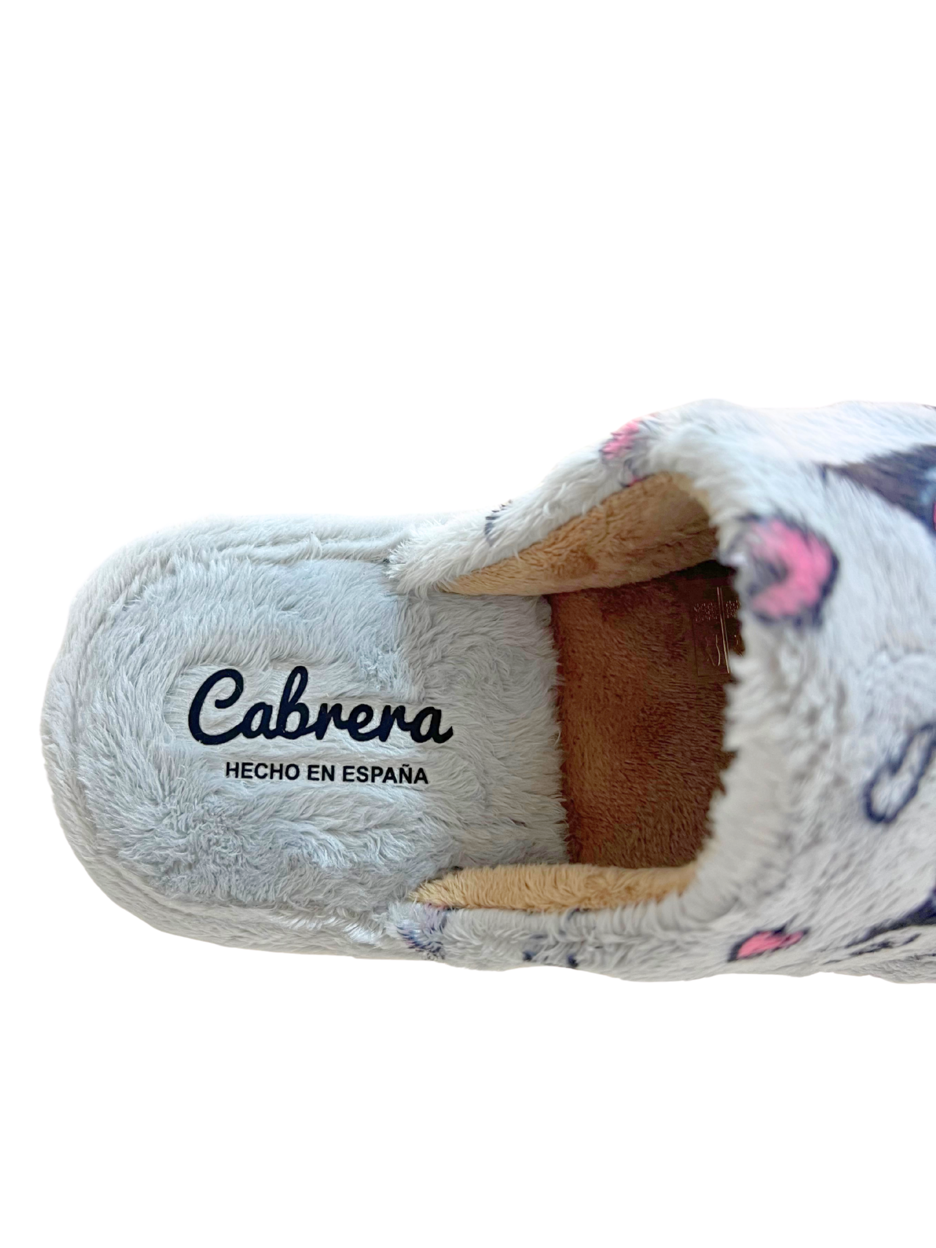 ZAPATILLA DE CASA CABRERA NIEBLA 2480