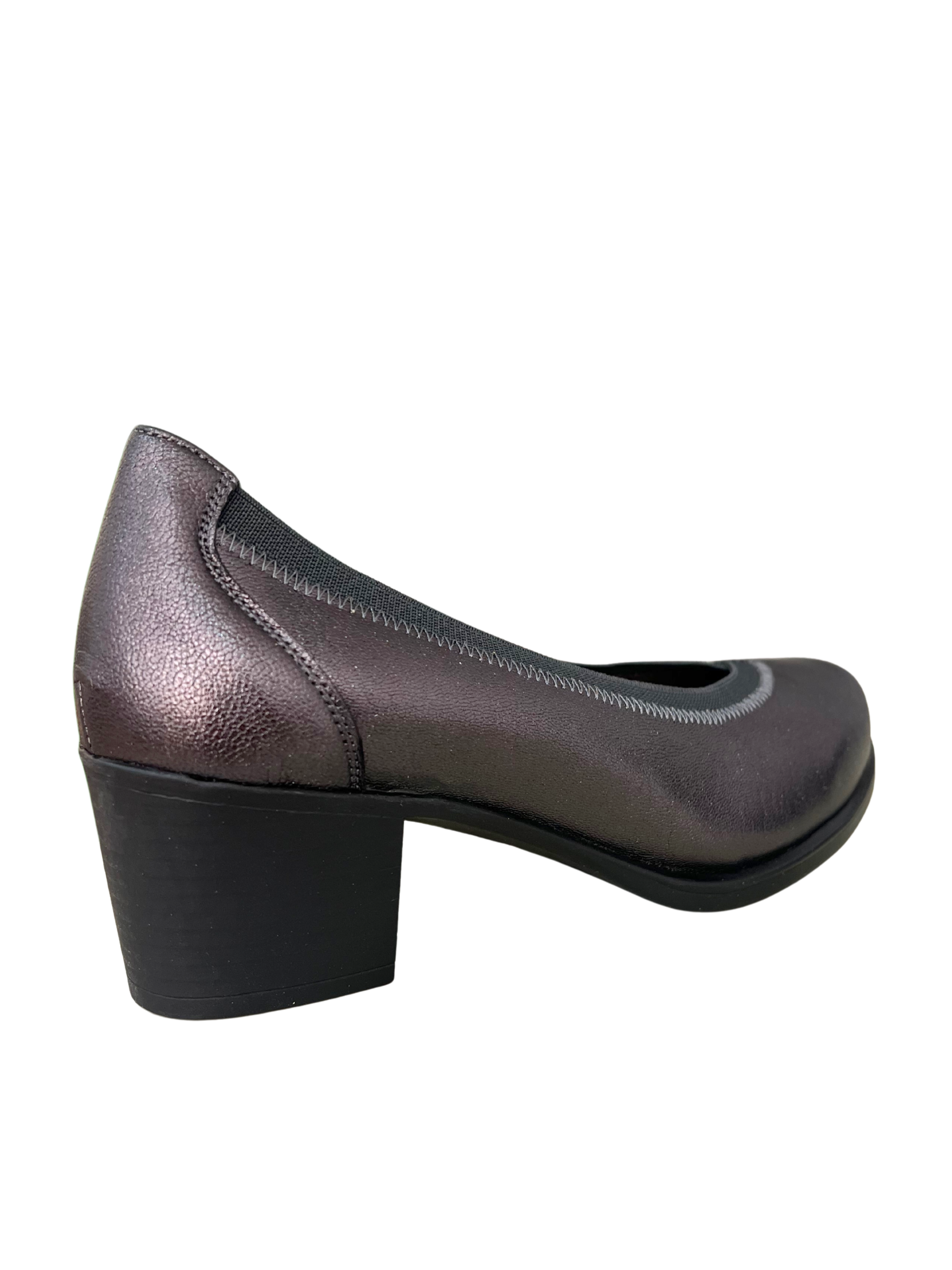 ZAPATO MUJER TACÓN BAJO SV PIEL 9571