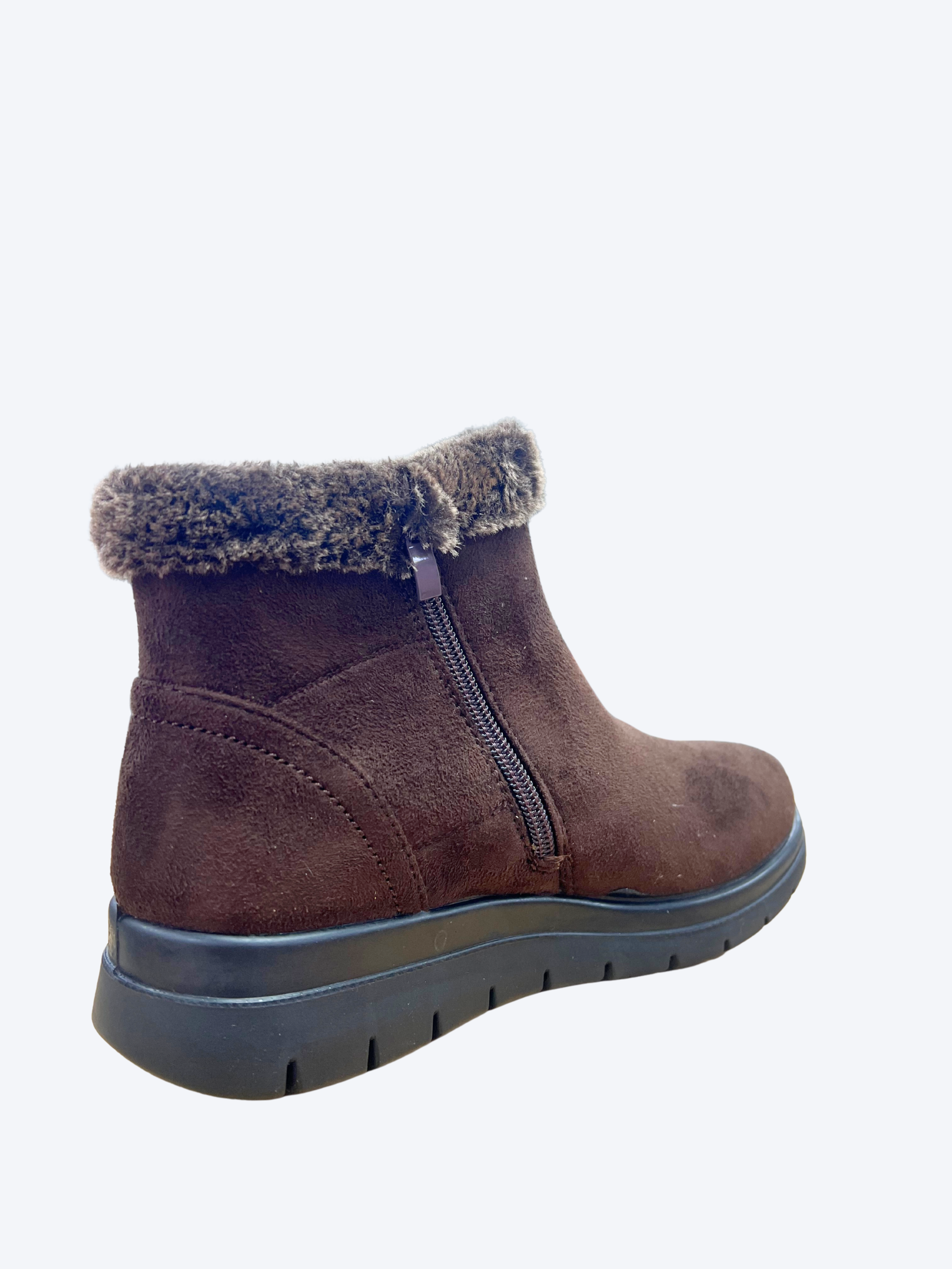 Botines marrones con forro de pelo