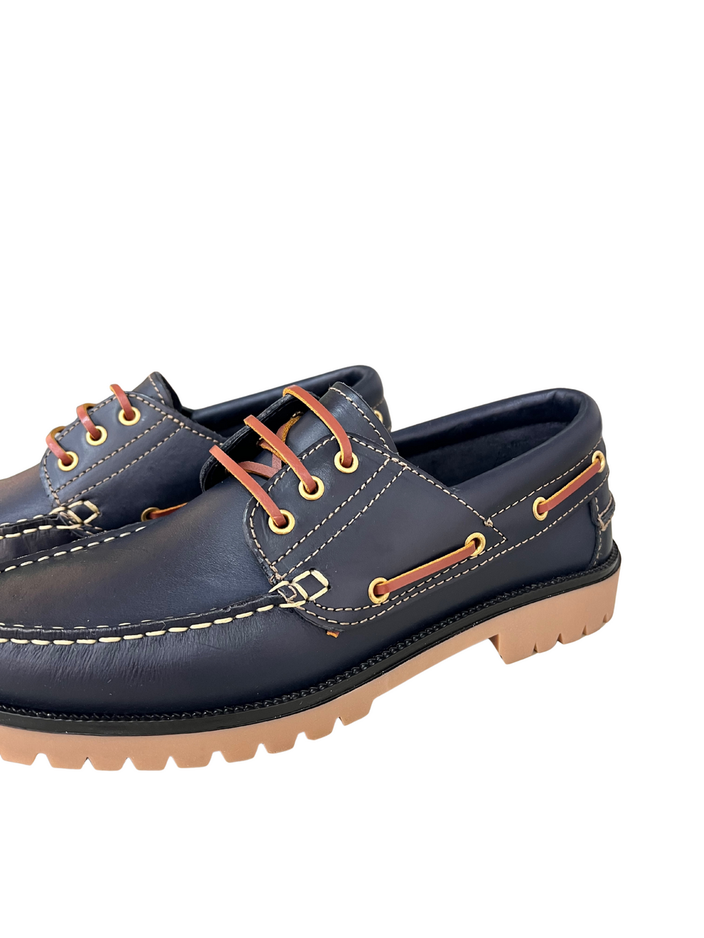 NAUTICO HOMBRE AZUL MARINO PIEL RUTA 83 1140