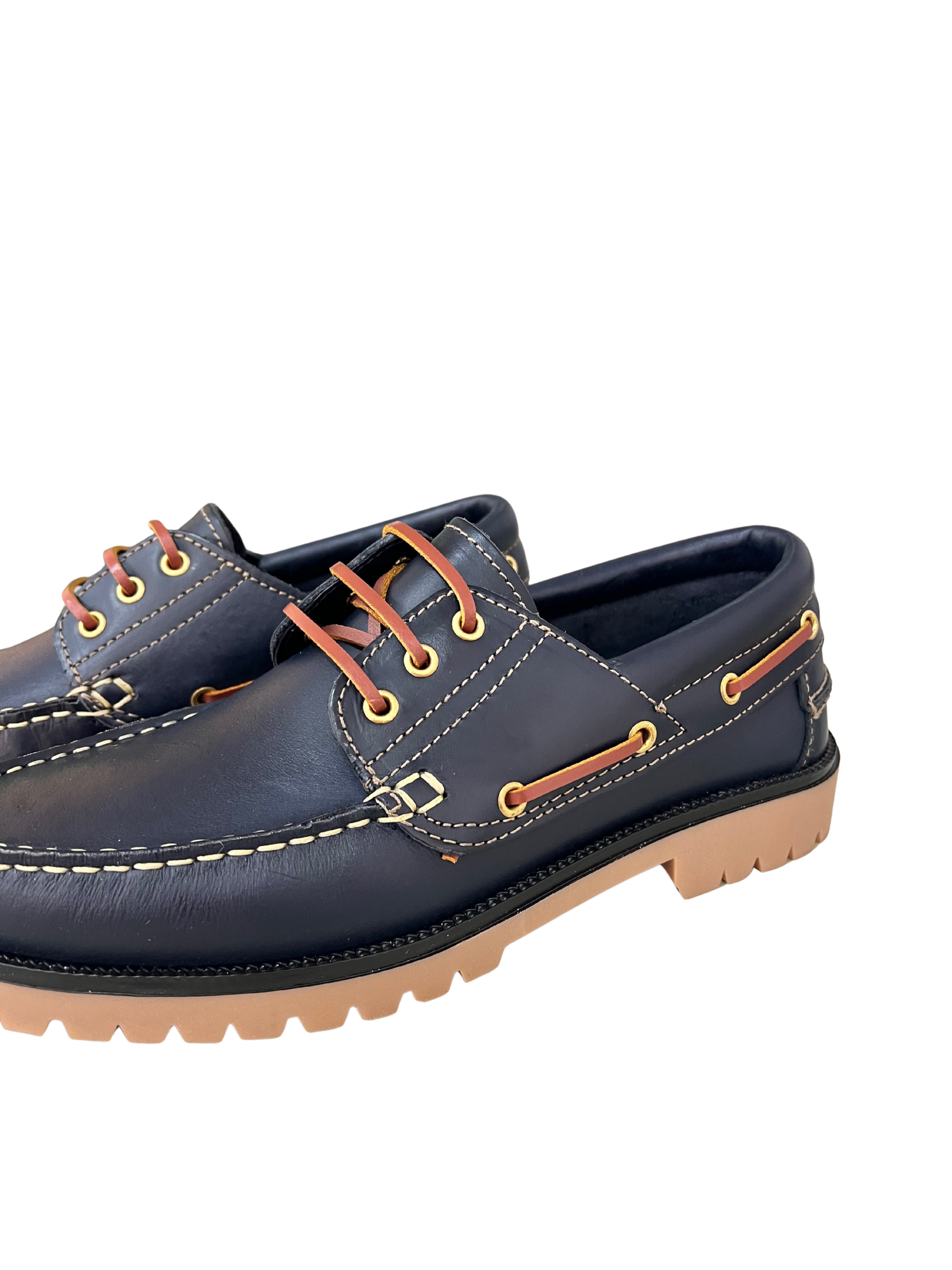 NAUTICO HOMBRE AZUL MARINO PIEL RUTA 83 1140