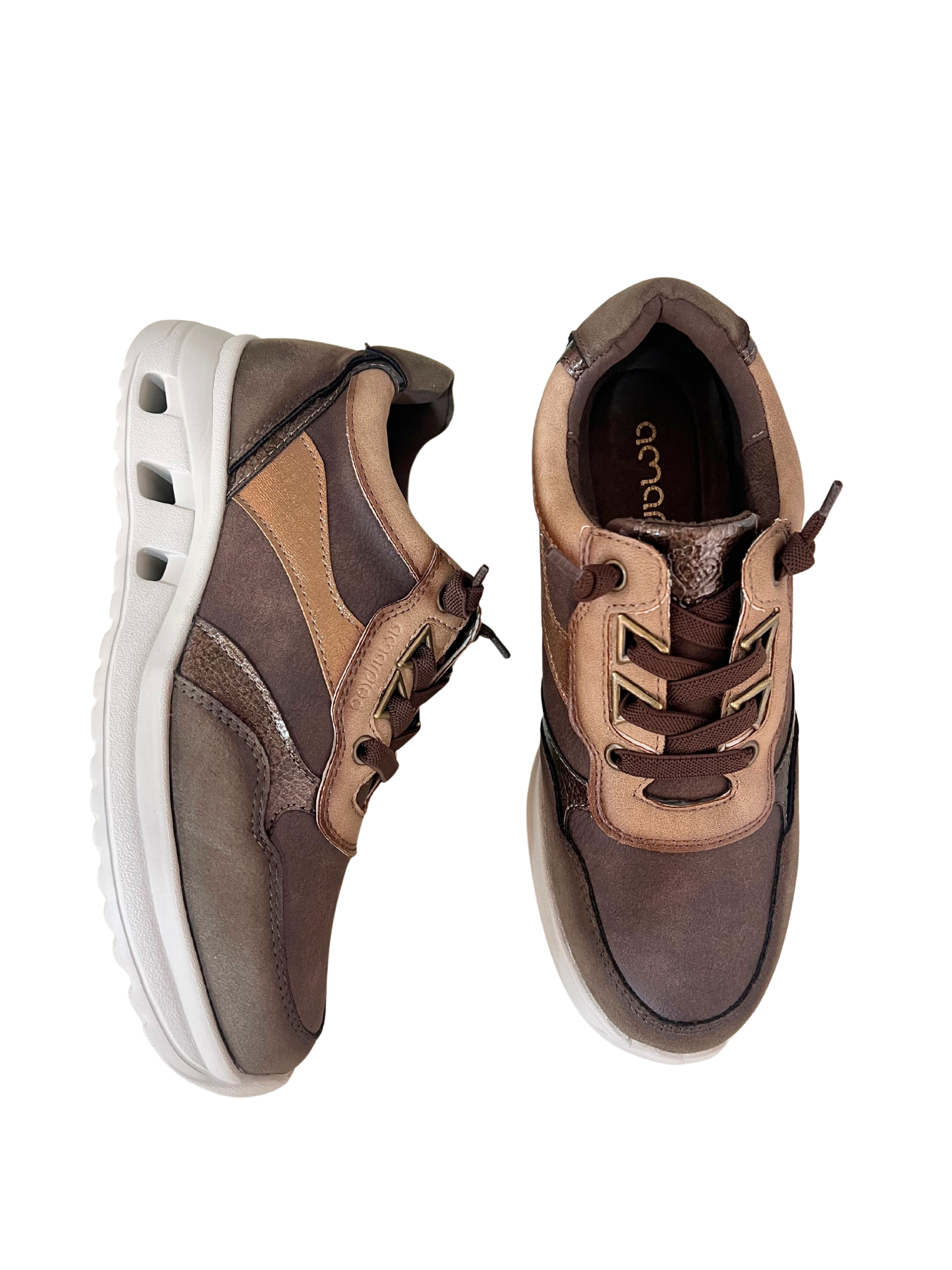 CASUAL AMARPIES CON CORDONES ELÁSTICOS AMD29409