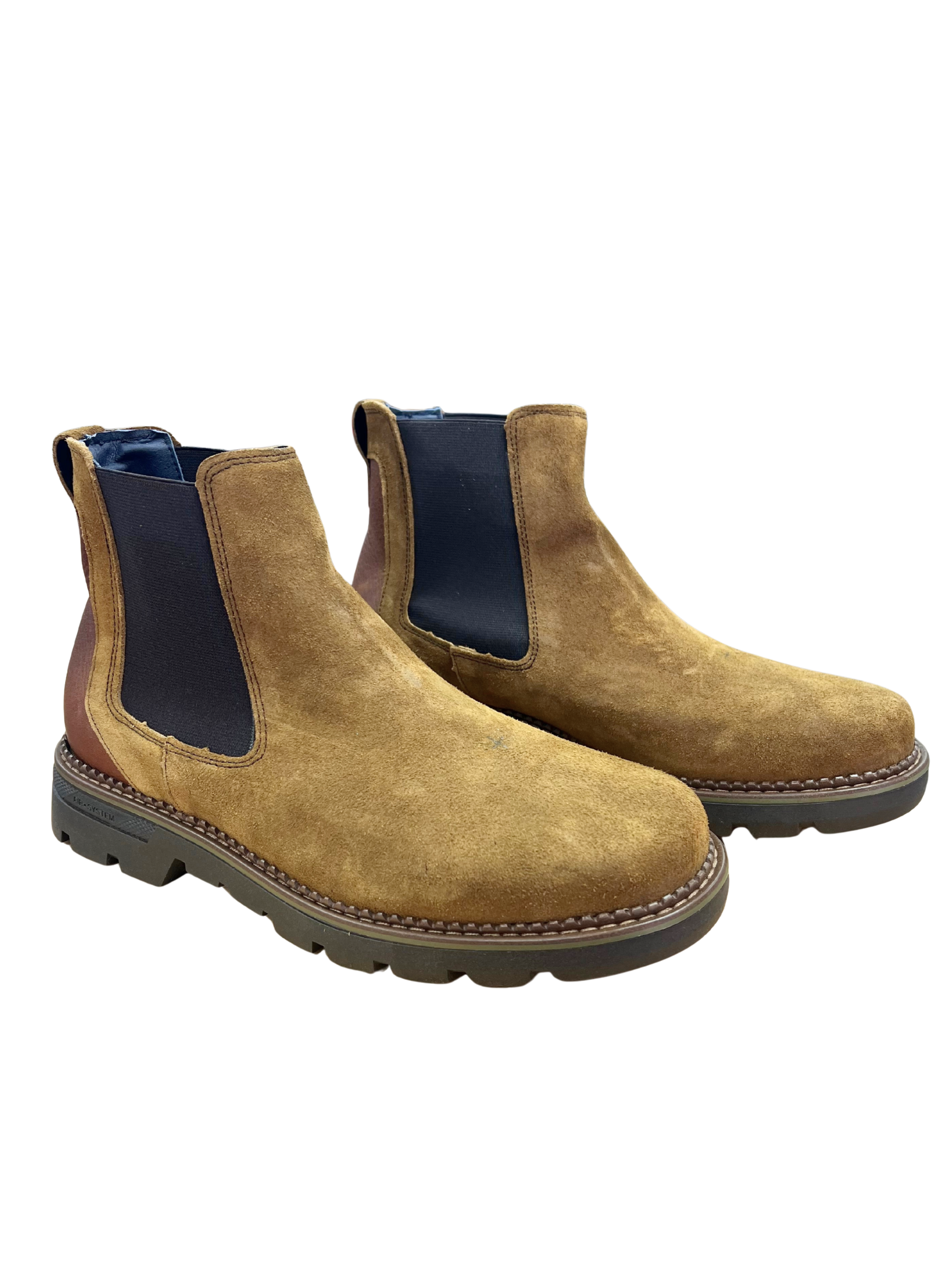 Botines Chelsea Riverty de Piel Serraje para Hombre