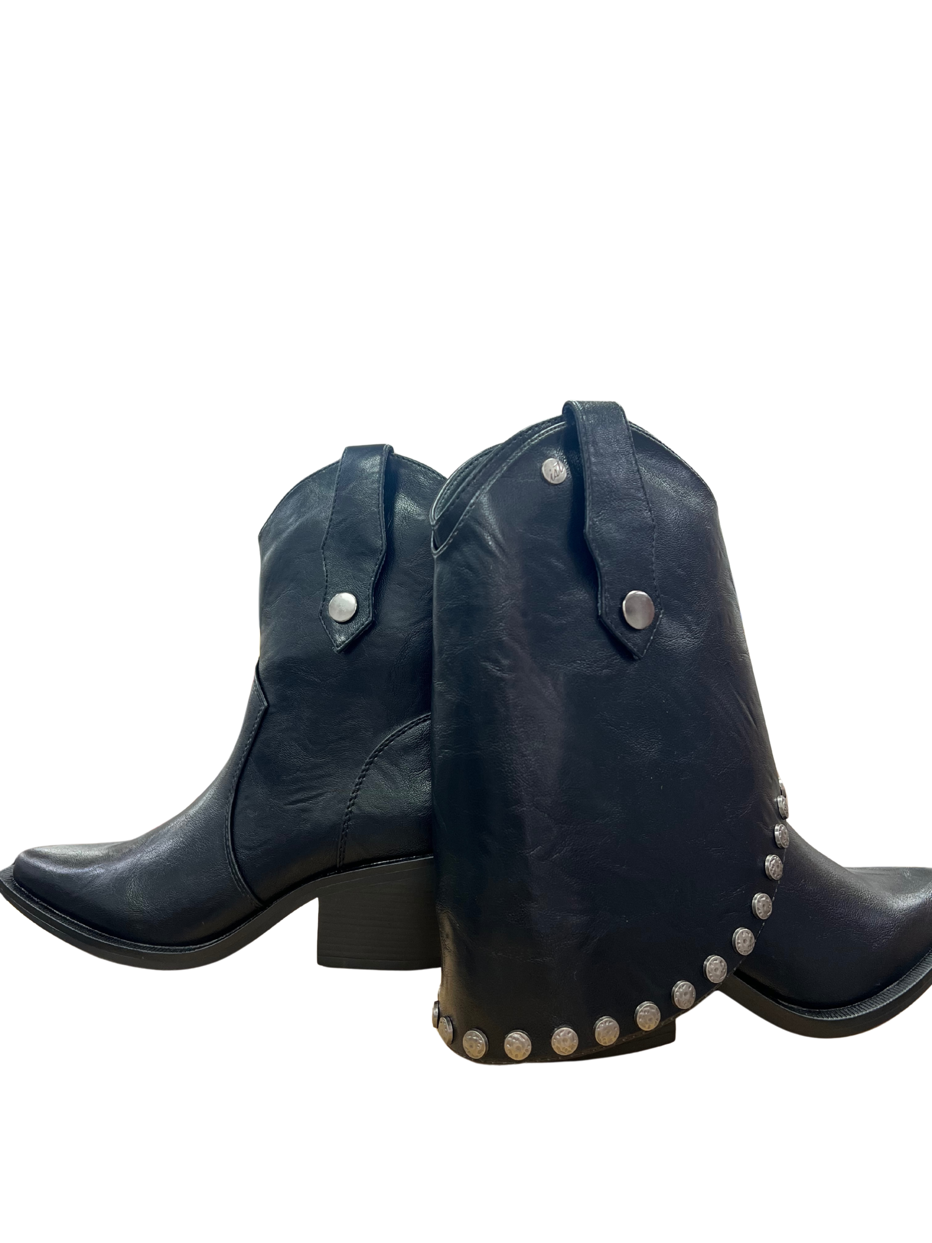 BOTÍN NEGRO CON FUNDA PARA MUJER