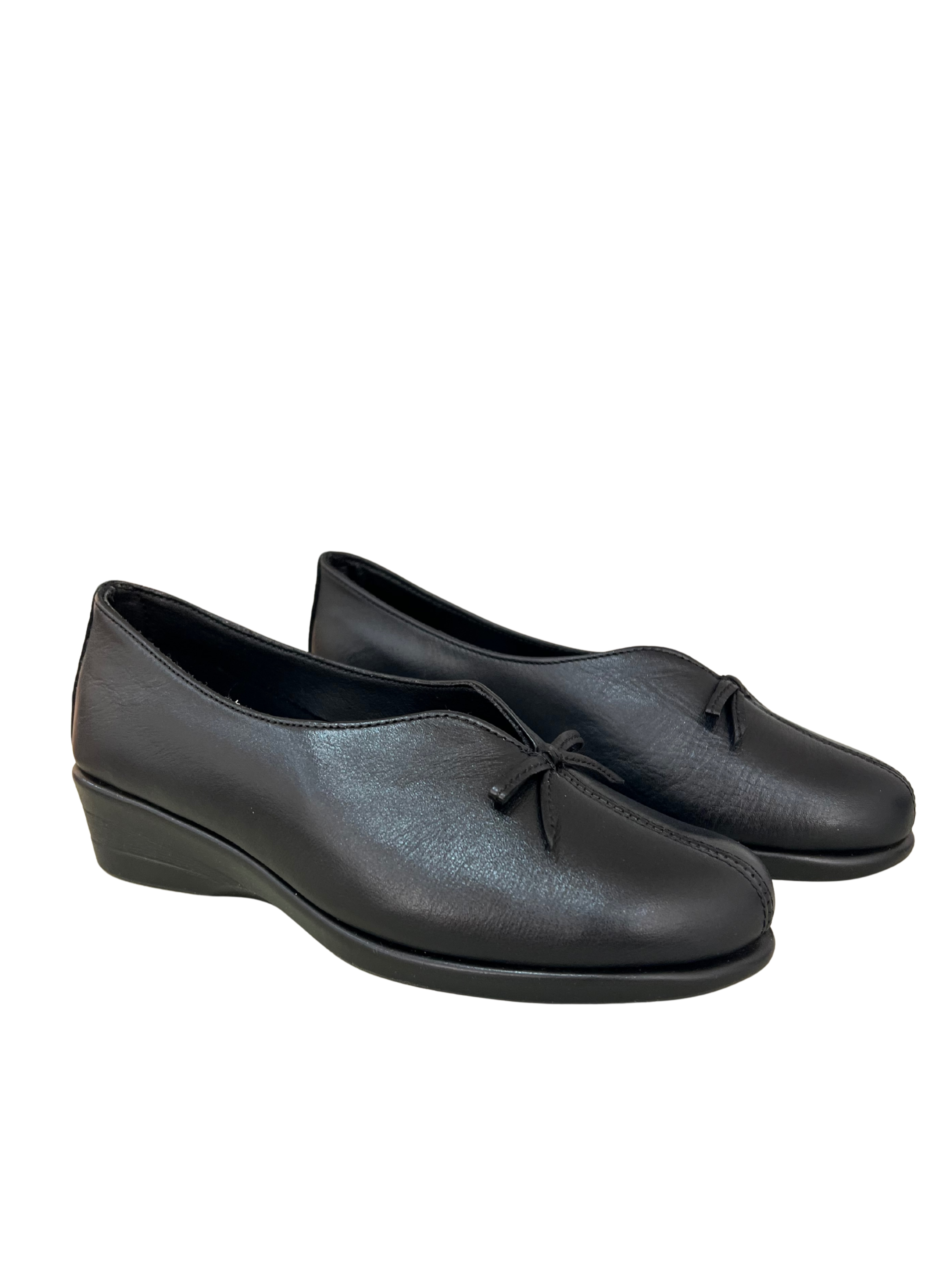 ZAPATO MUJER 48H CON LAZO EN PIEL 520604/01