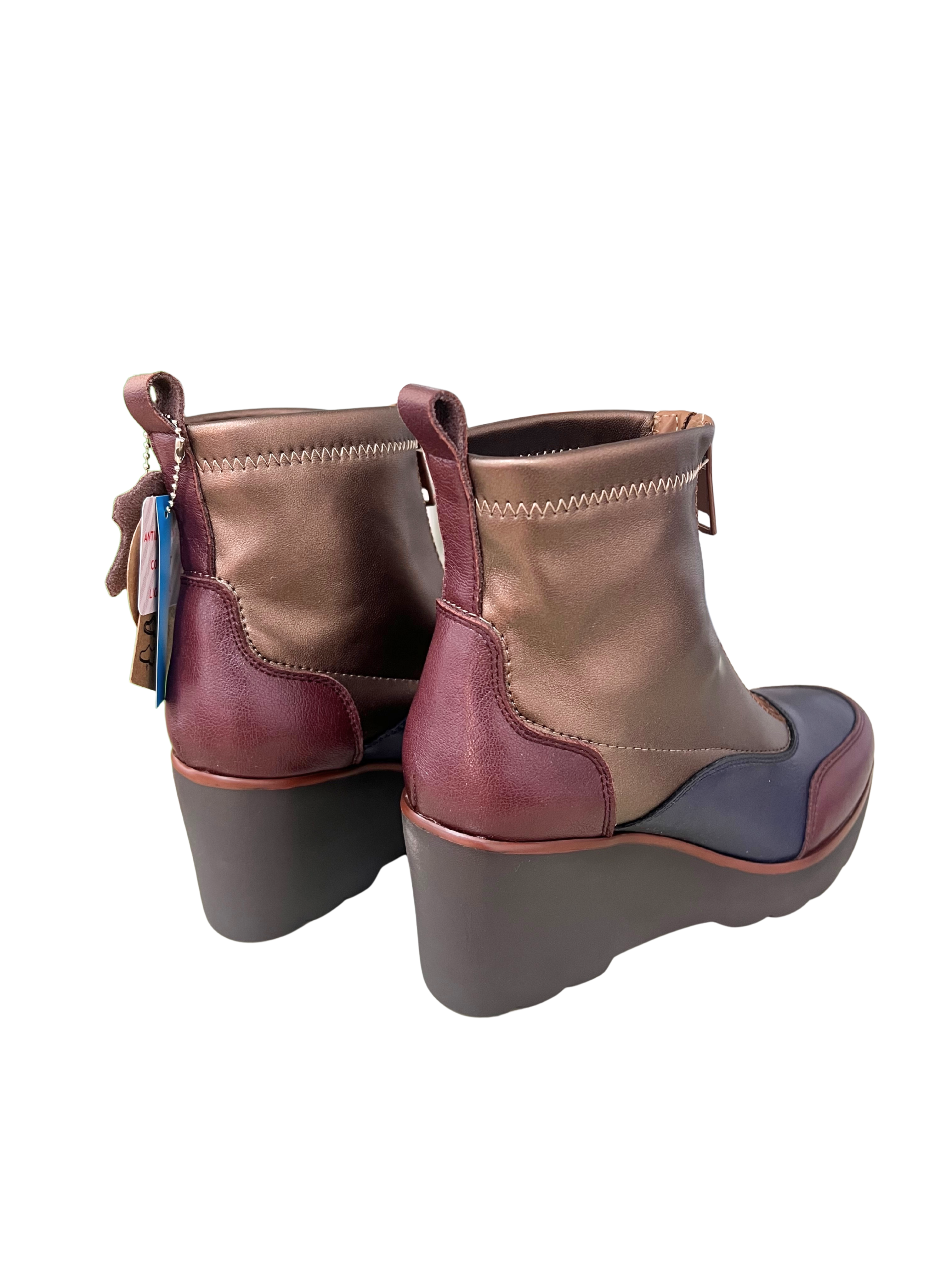 BOTIN MULTICOLOR KHLOE MARIN PIEL 4522