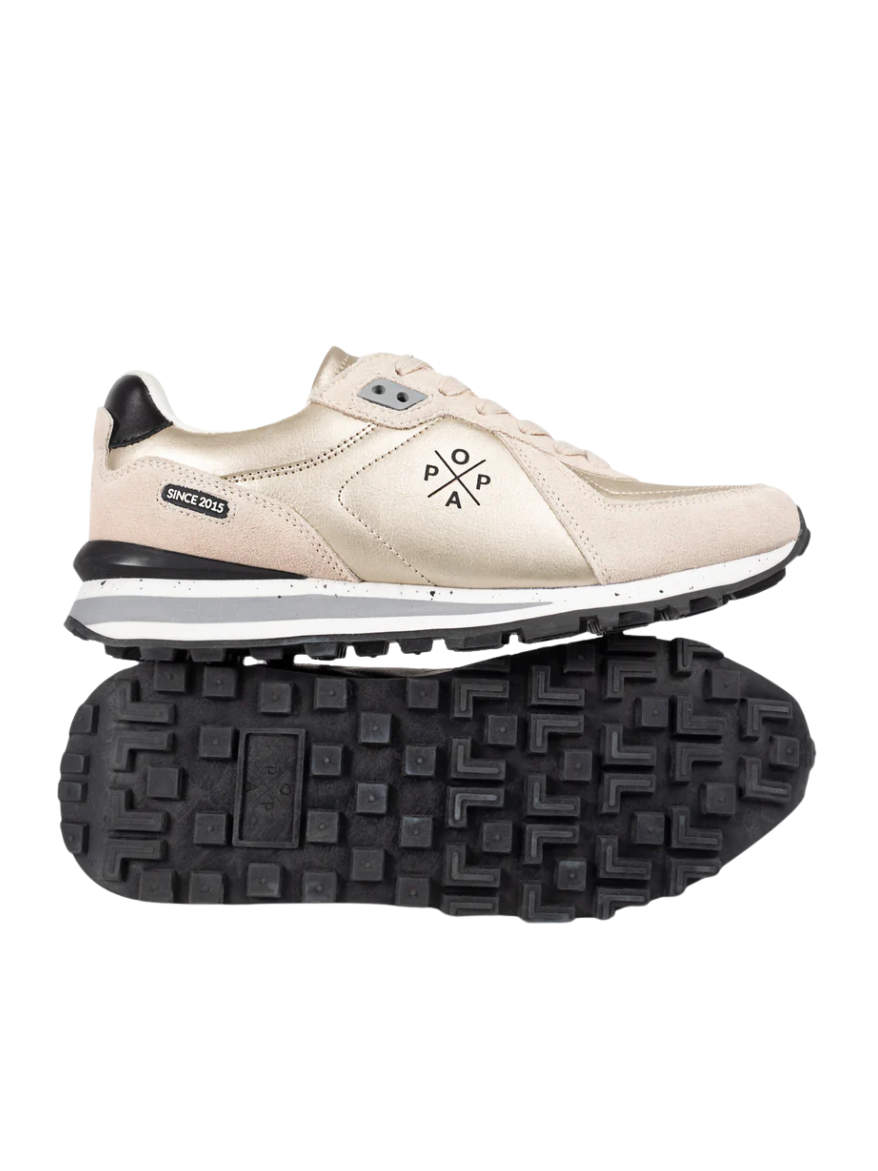 SNEAKERS POPA MUJER ORO LAMINADO DS53401103