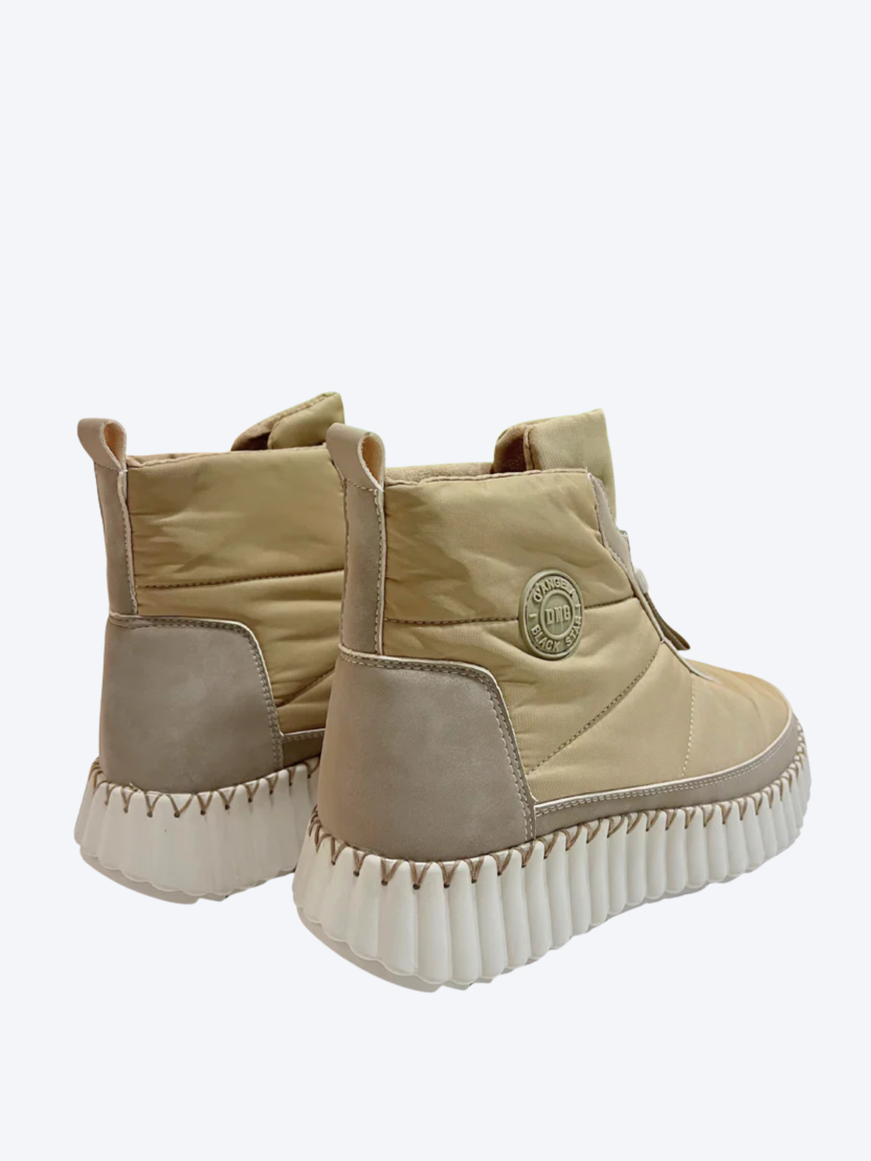 Botín acolchado cremallera