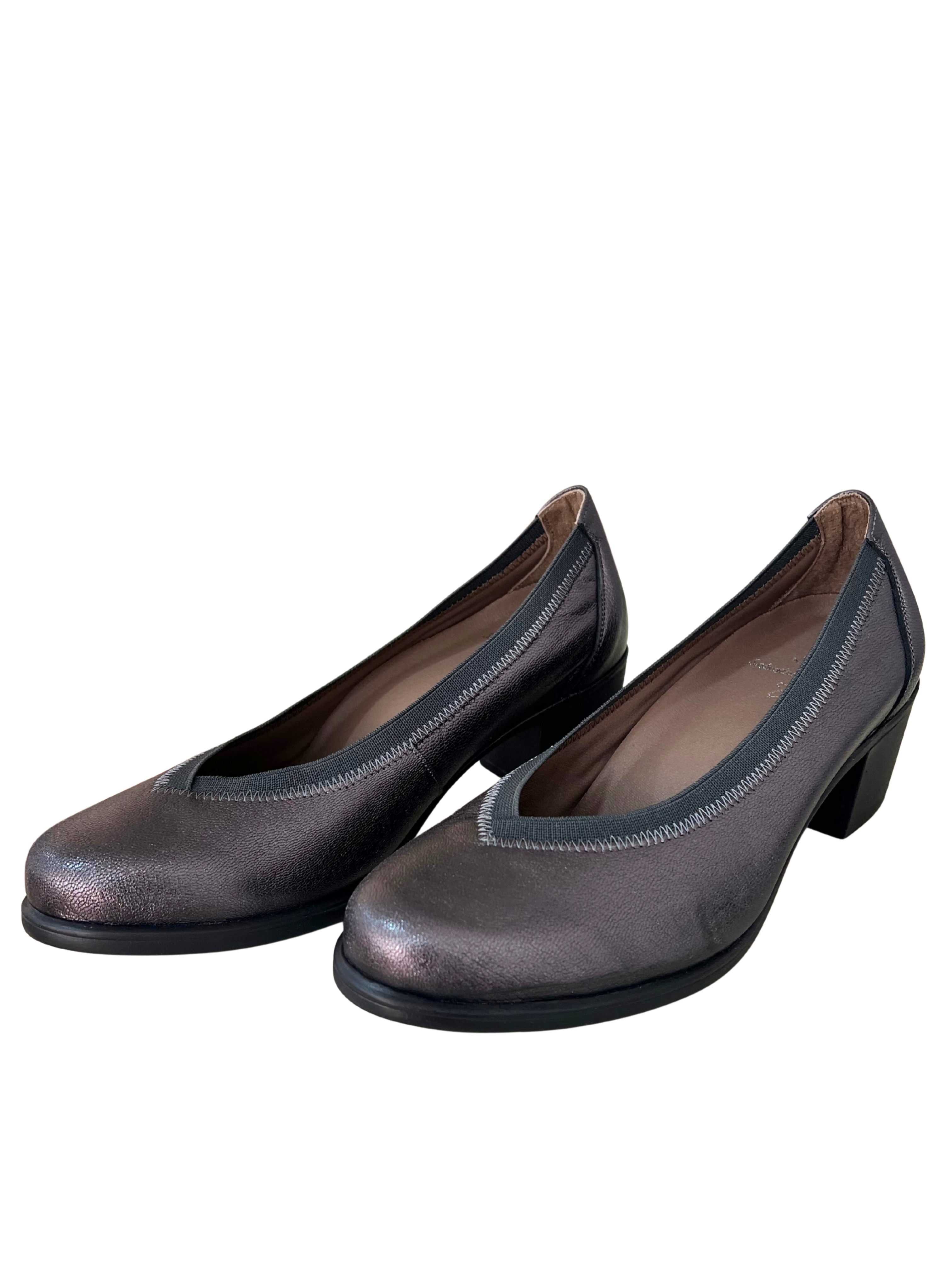 ZAPATO MUJER TACÓN BAJO SV PIEL 9571