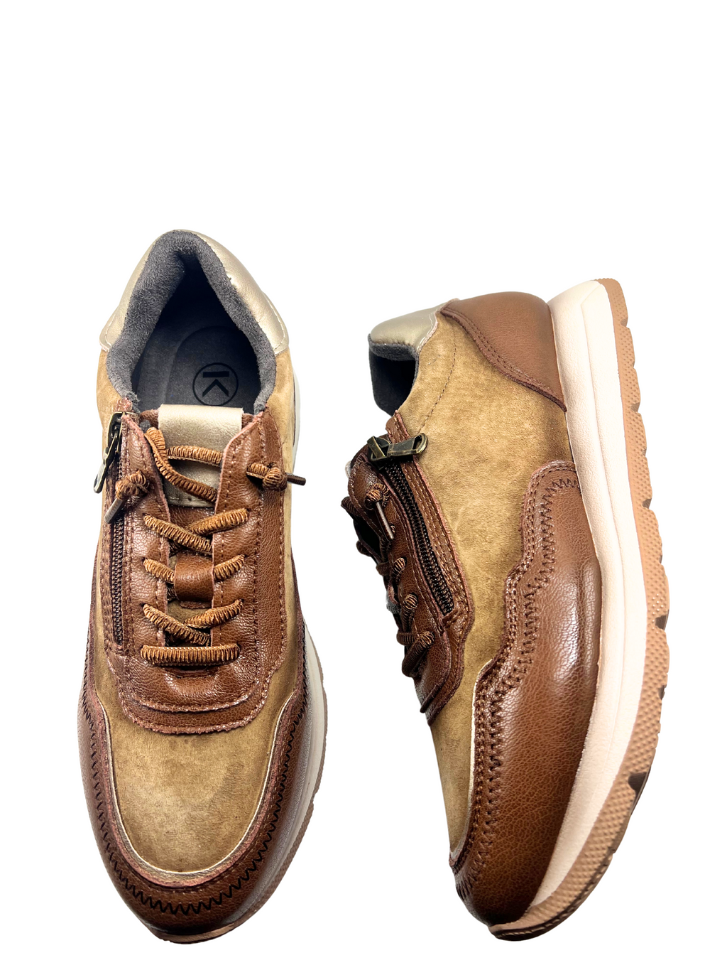 Zapato casual en piel