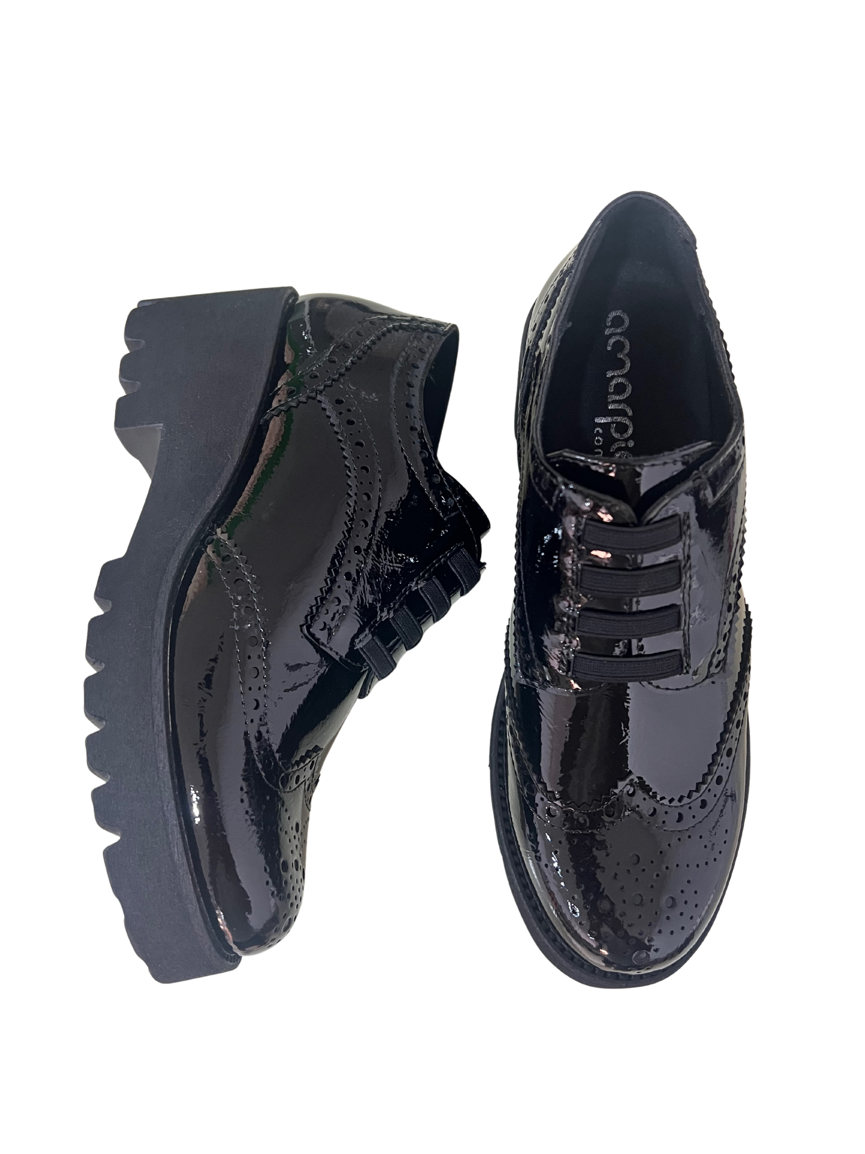 ZAPATO OXFORD CON ELASTICOS MUJER AZS27223