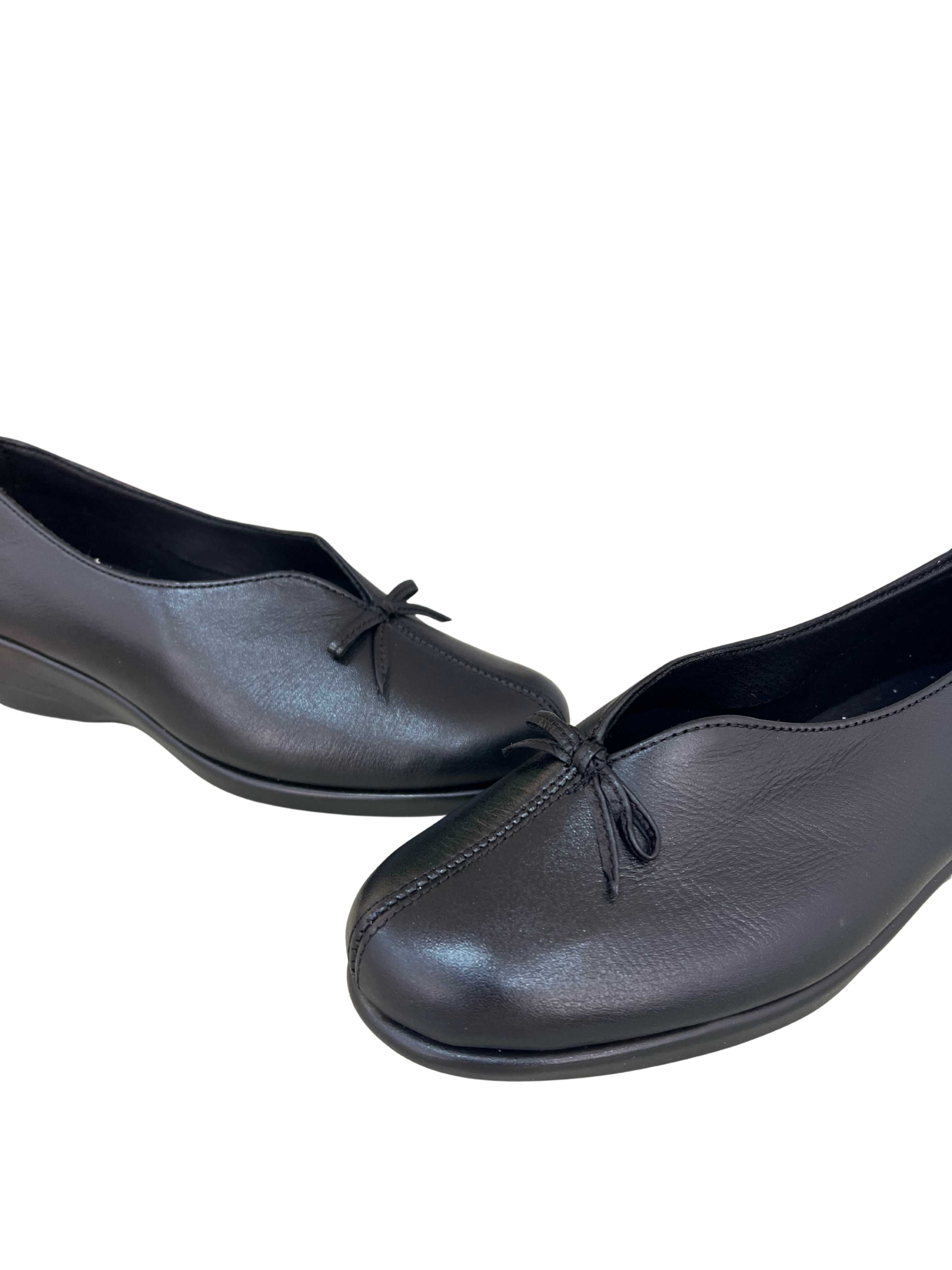 ZAPATO MUJER 48H CON LAZO EN PIEL 520604/01