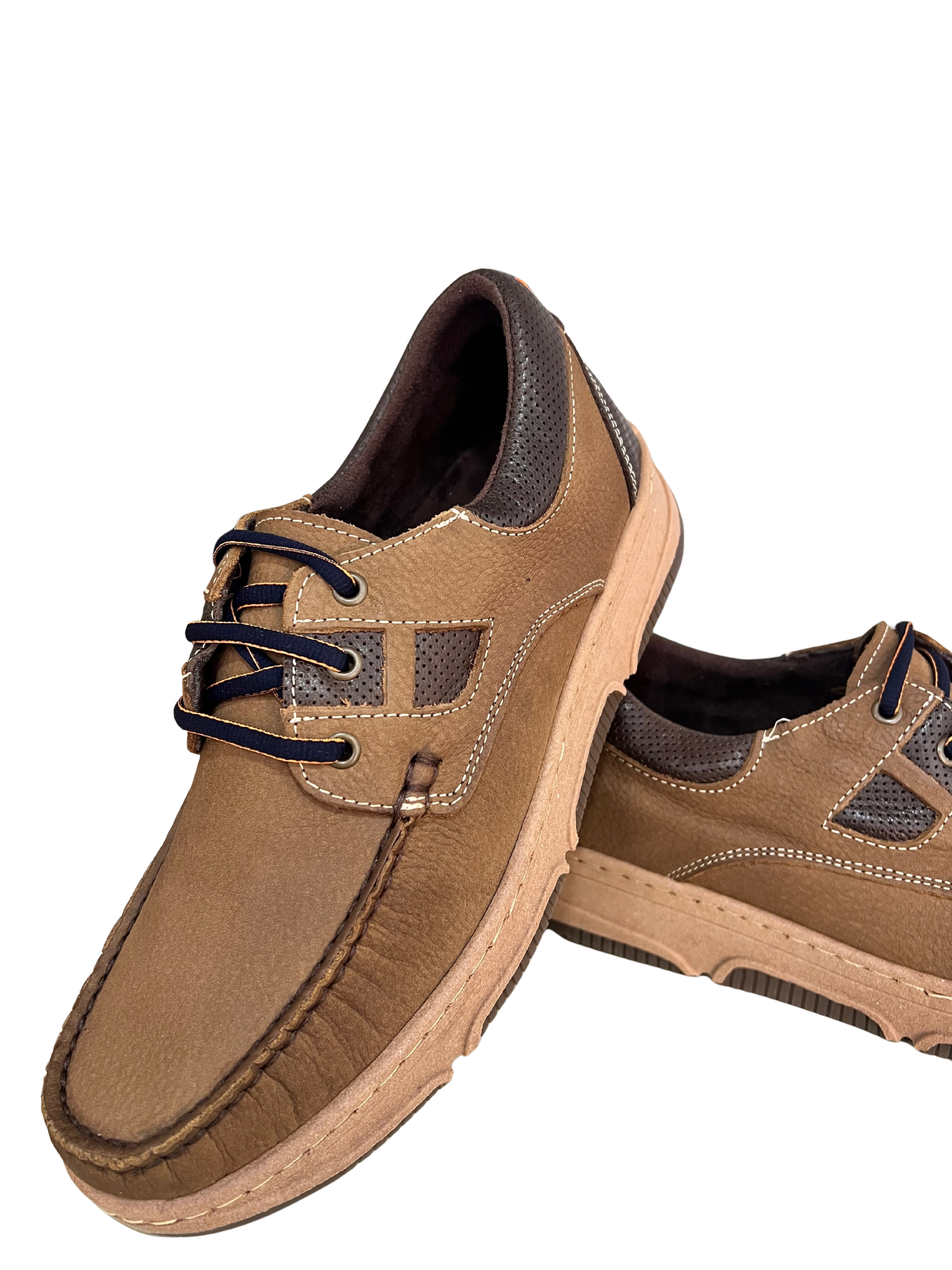 NAUTICO CASUAL HOMBRE MARRON 7210