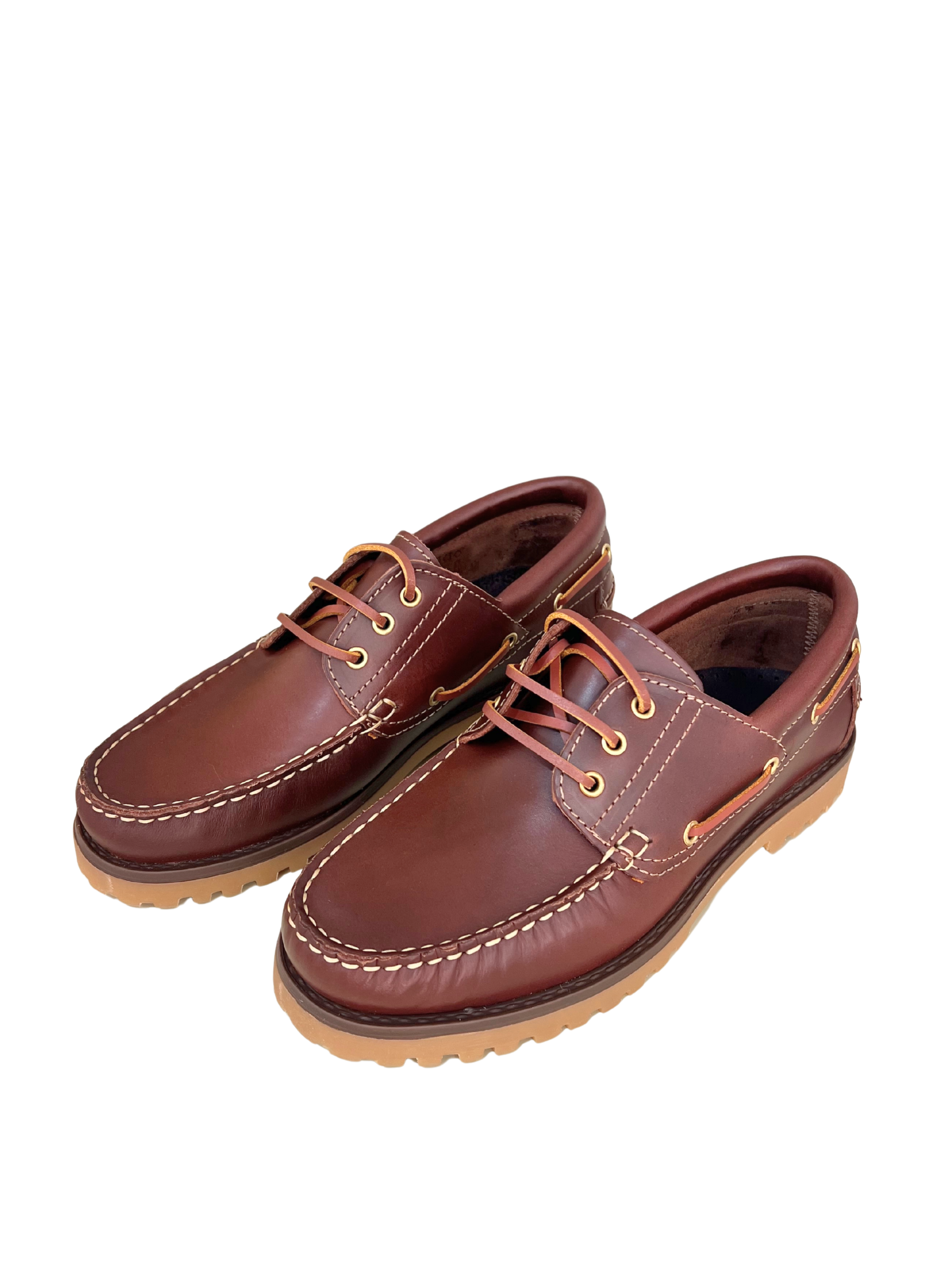 NÁUTICO HOMBRE TODO PIEL MARRÓN