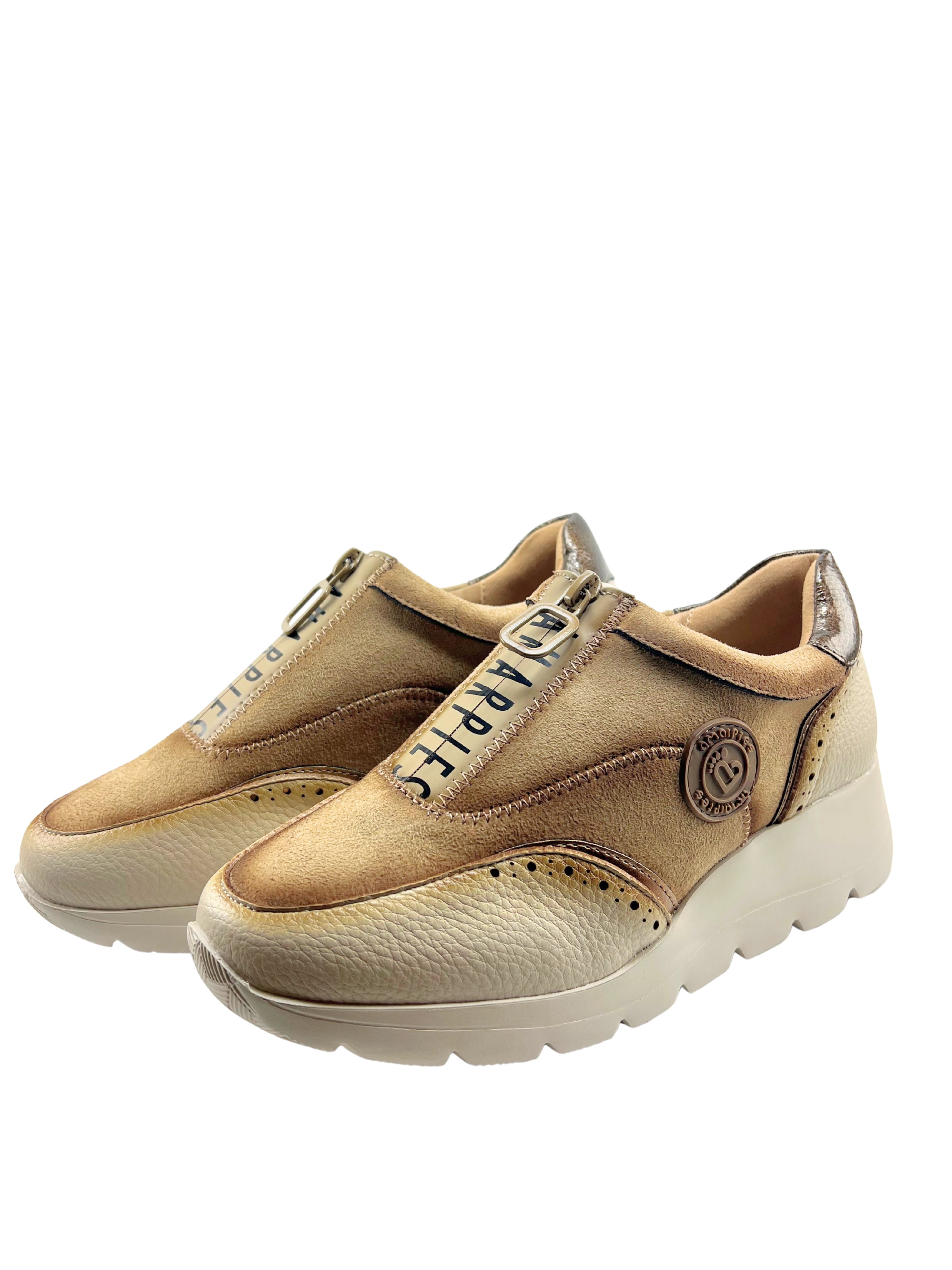 Casual Amarpies con cremallera