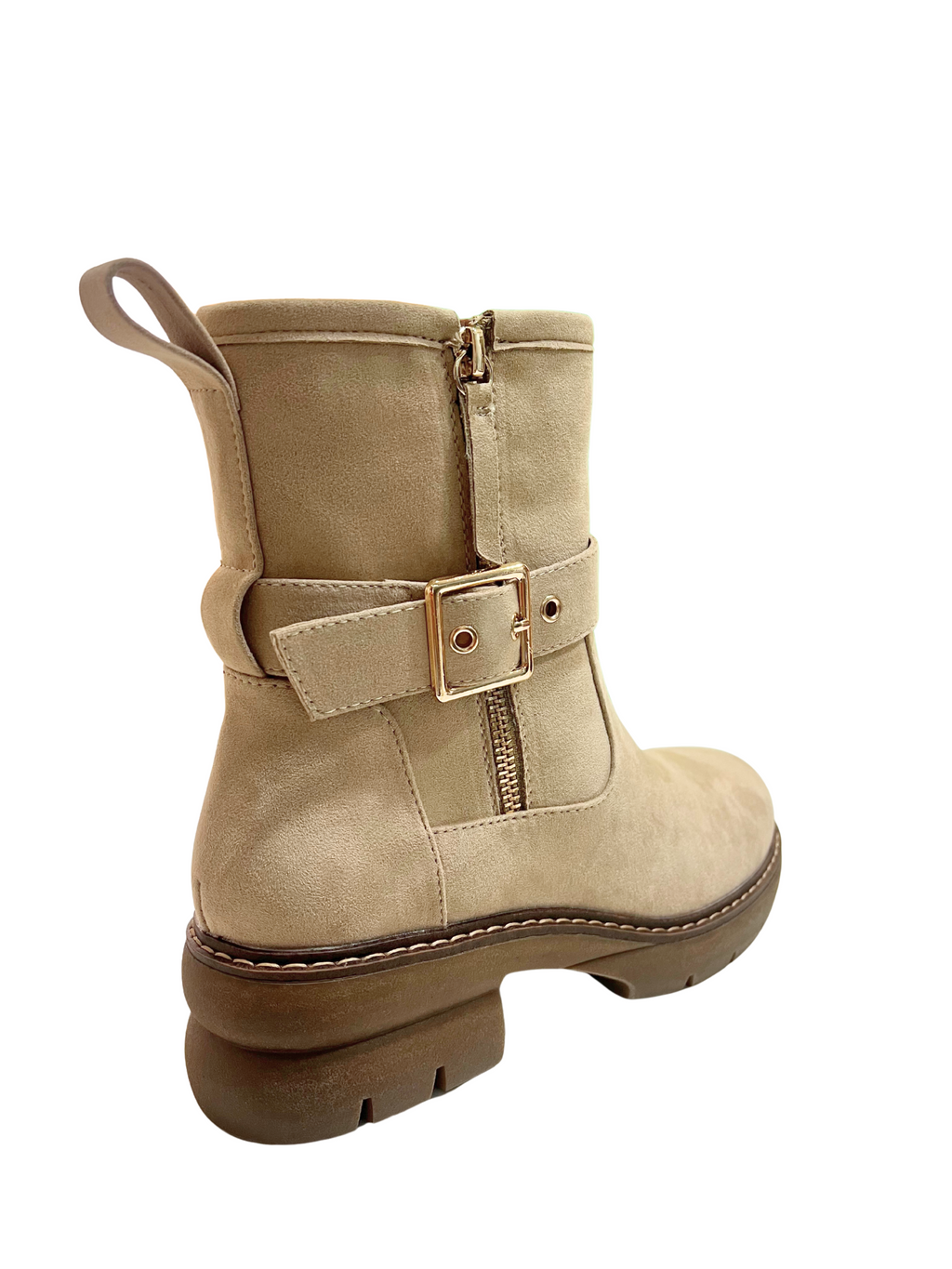 BOTIN D´ANGELA BEIGE CON HEBILLA DWS29111
